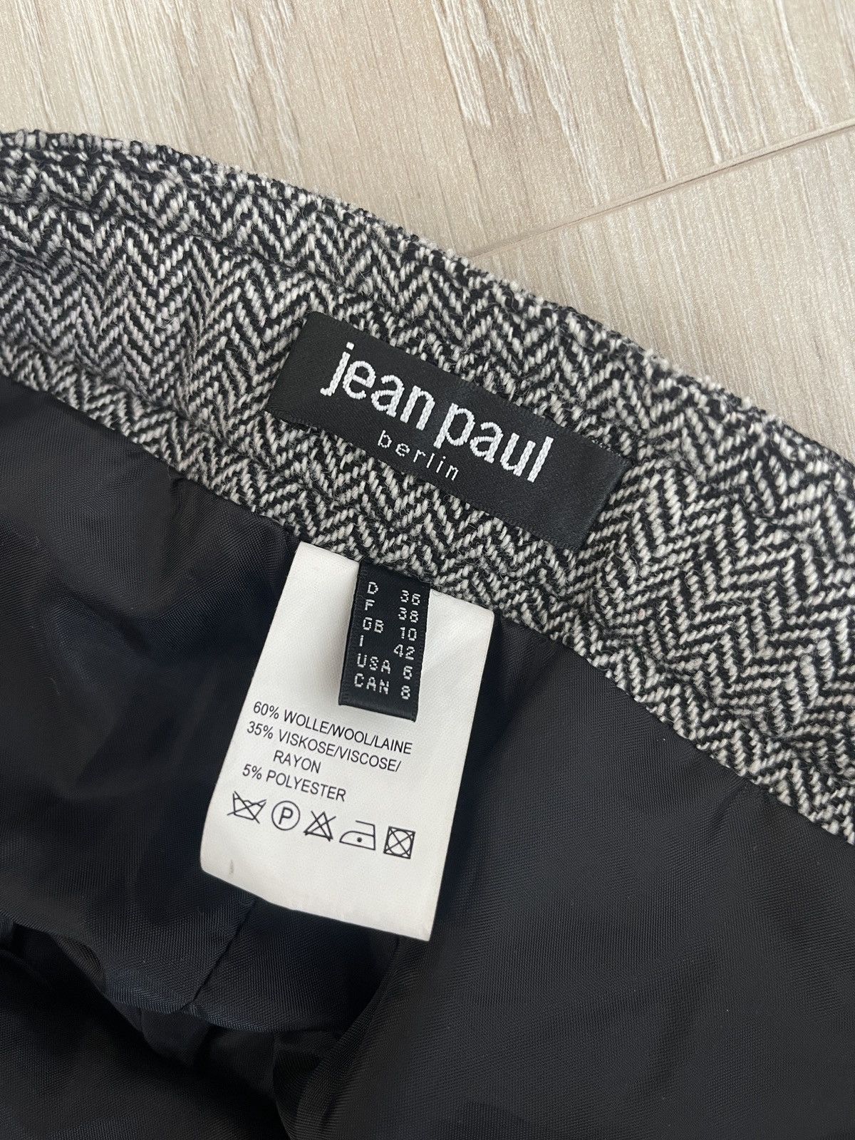 Jean Paul Gaultier × Vintage Jean Paul Berlin skirt woolen Size 28" / US 6 / IT 42 - 6 Thumbnail