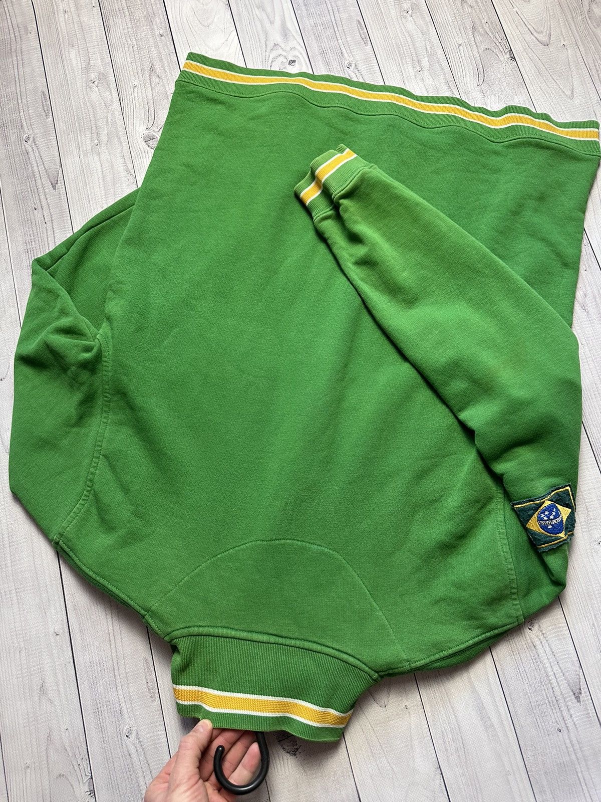 Vintage Vintage Sao Paolo soccer jacket green Brazil Brasil XL Size US XL / EU 56 / 4 - 8 Thumbnail