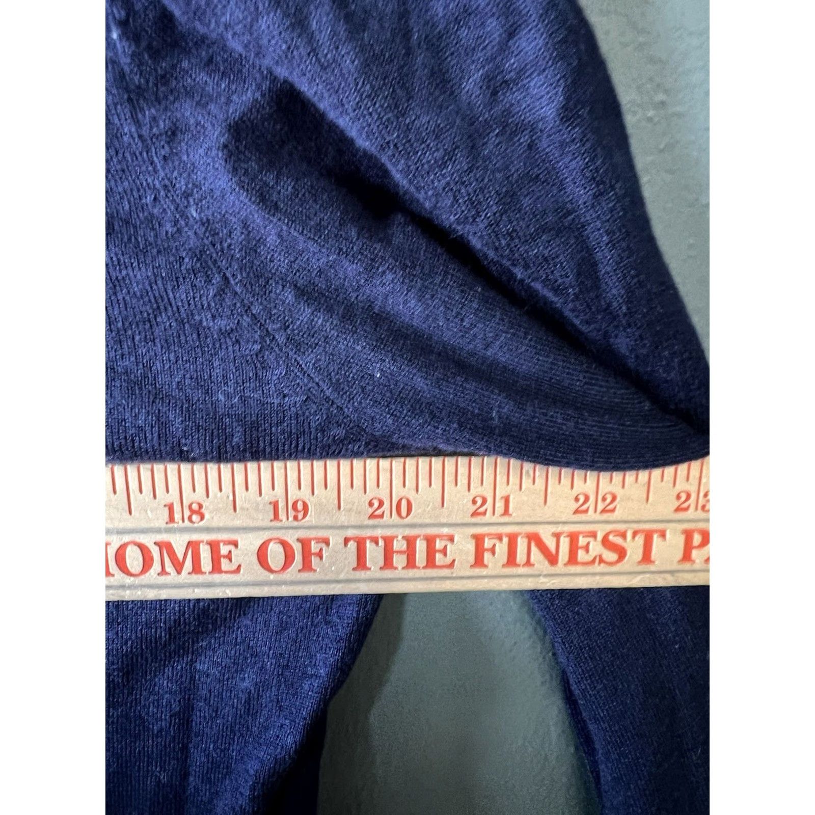 Zara Zara Mens Blue Long Sleeve V-Neck Lightweight Knit Sweater L Size US L / EU 52-54 / 3 - 4 Thumbnail