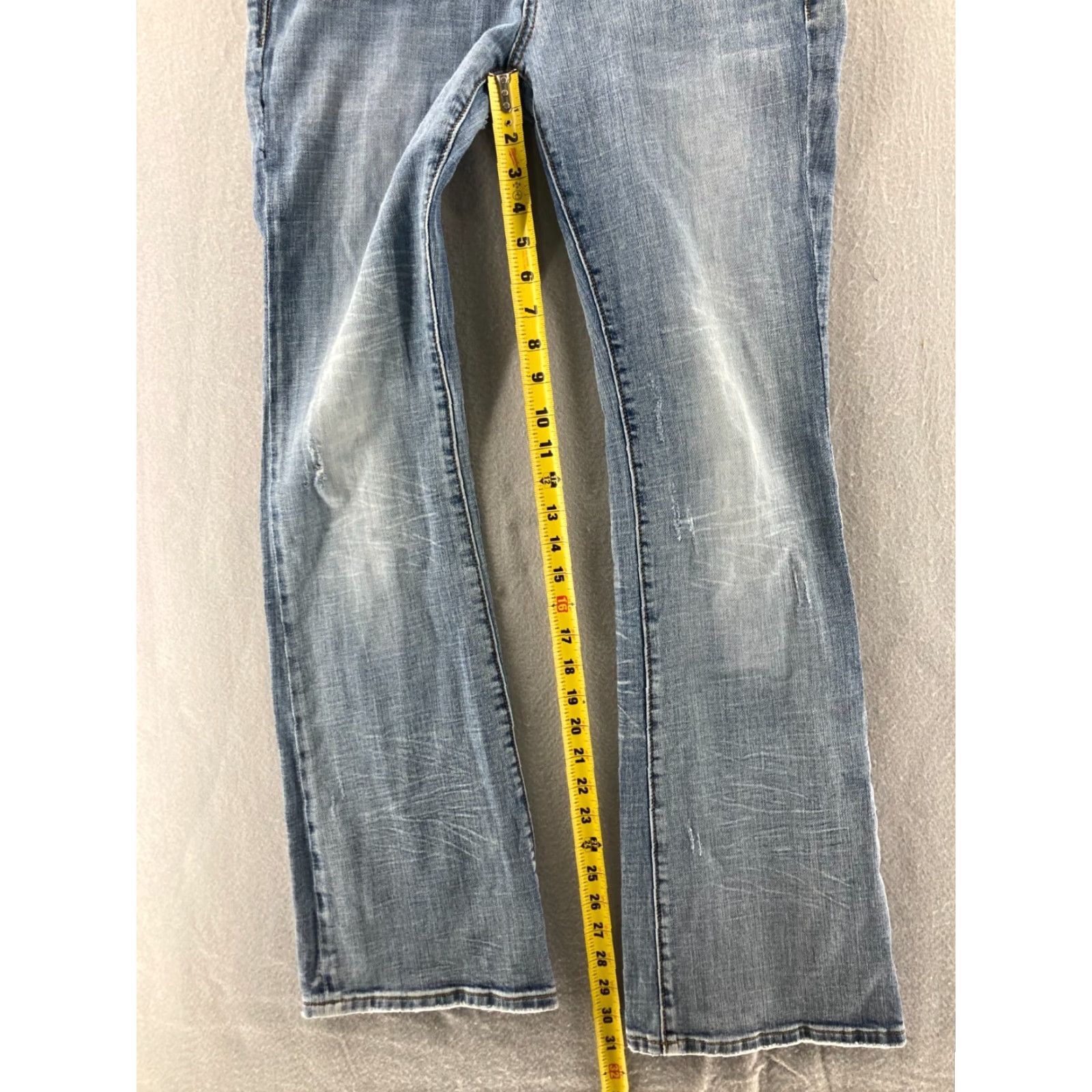 Express Express Rerock Jeans Skinny Low Rise 4 Blue Denim Stretch 5-Pocket Slim Women's Jeans XS to 4? Size 27" / US 4 / IT 40 - 5 Thumbnail