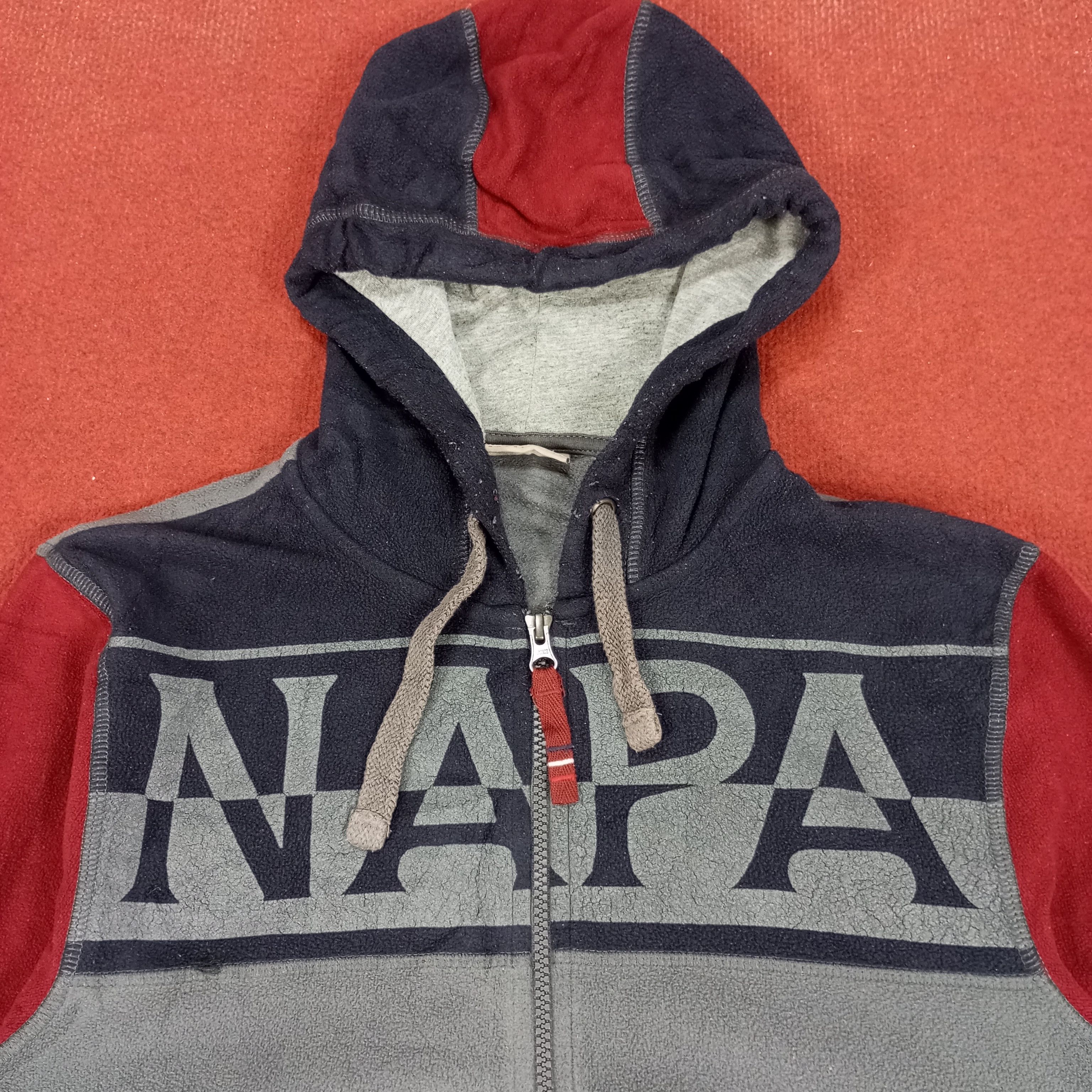 Napapijri × Vintage Napapijri Streetwear Style Nice Design Zipper Hoodies Size US S / EU 44-46 / 1 - 2 Thumbnail