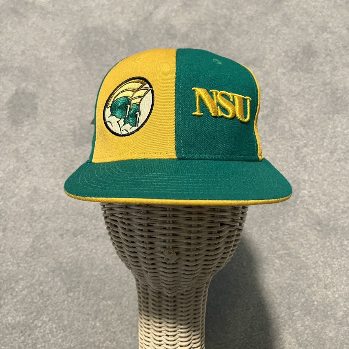 Vintage New Vintage 90s Norfolk State University NSU Fitted Wool Hat Size ONE SIZE - 1 Thumbnail