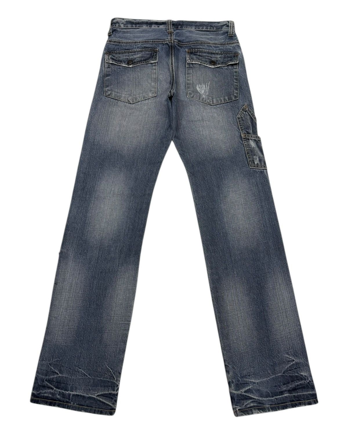 Japanese Brand × Kapital Vintage Double Knee Jeans Multi Pocket Free Gate Distressed Size US 30 / EU 46 - 3 Thumbnail