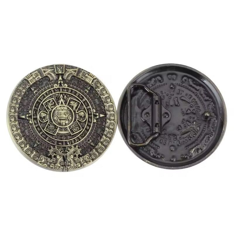 Japanese Brand × Vintage Aztec Solar Calendar Belt Buckle ( no belt ) Size ONE SIZE - 2 Thumbnail