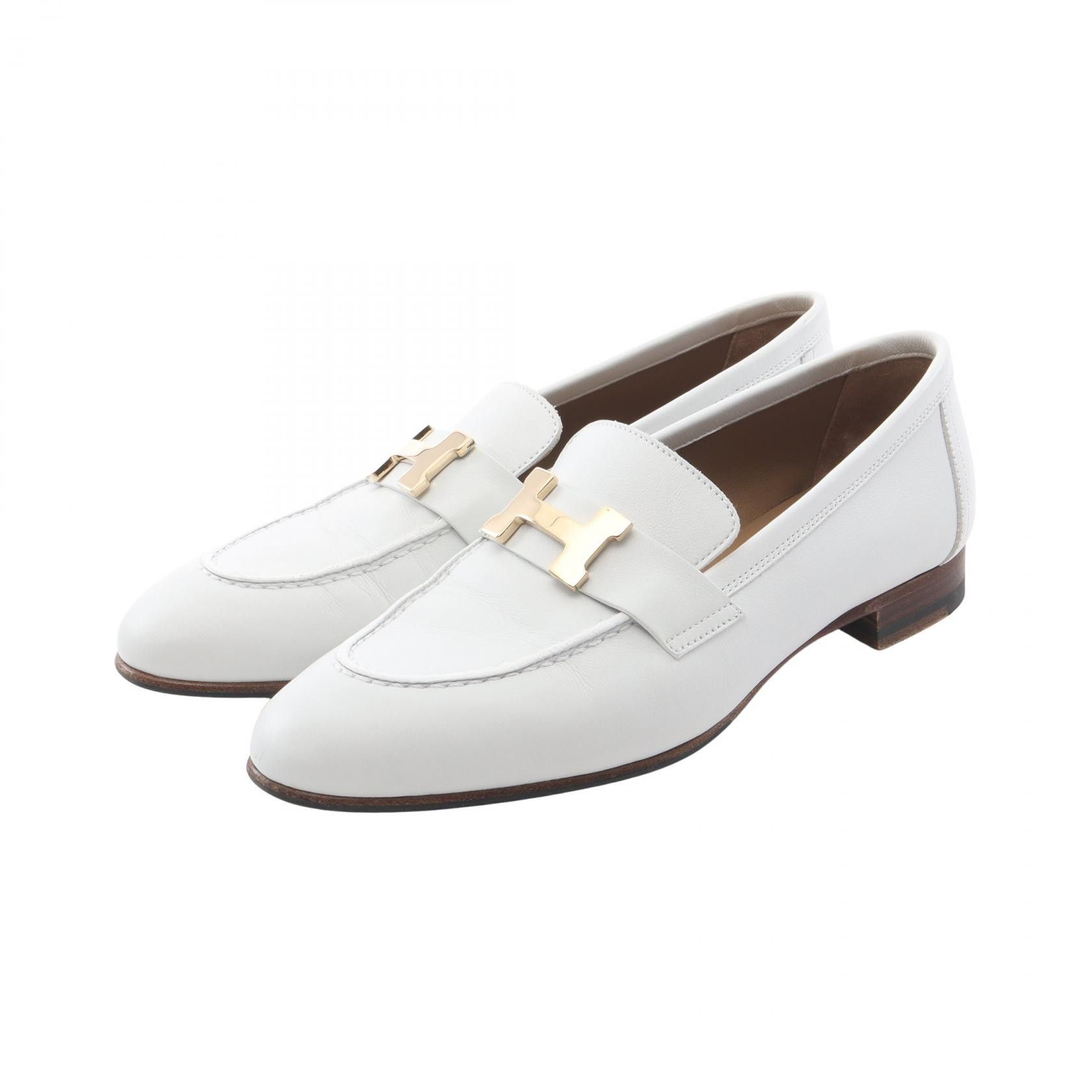 Hermes Hermes Hermes Paris Leather Loafers Leather Shoes DUTY FREE for USA Size ONE SIZE - 1 Thumbnail