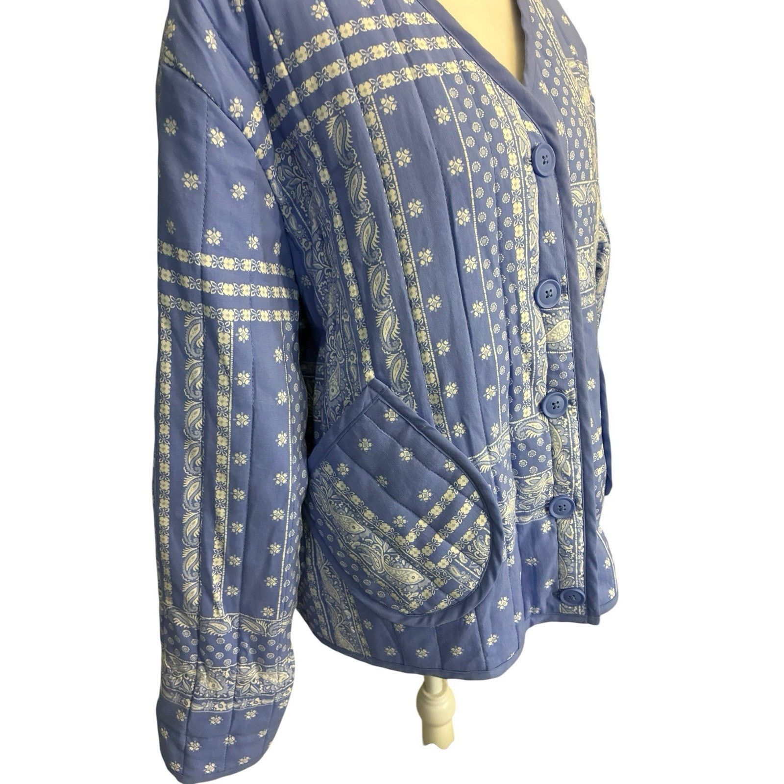 Other Boho Quilted Cardigan Coat Western Layering Patchwork XL Size XL / US 12-14 / IT 48-50 - 5 Thumbnail