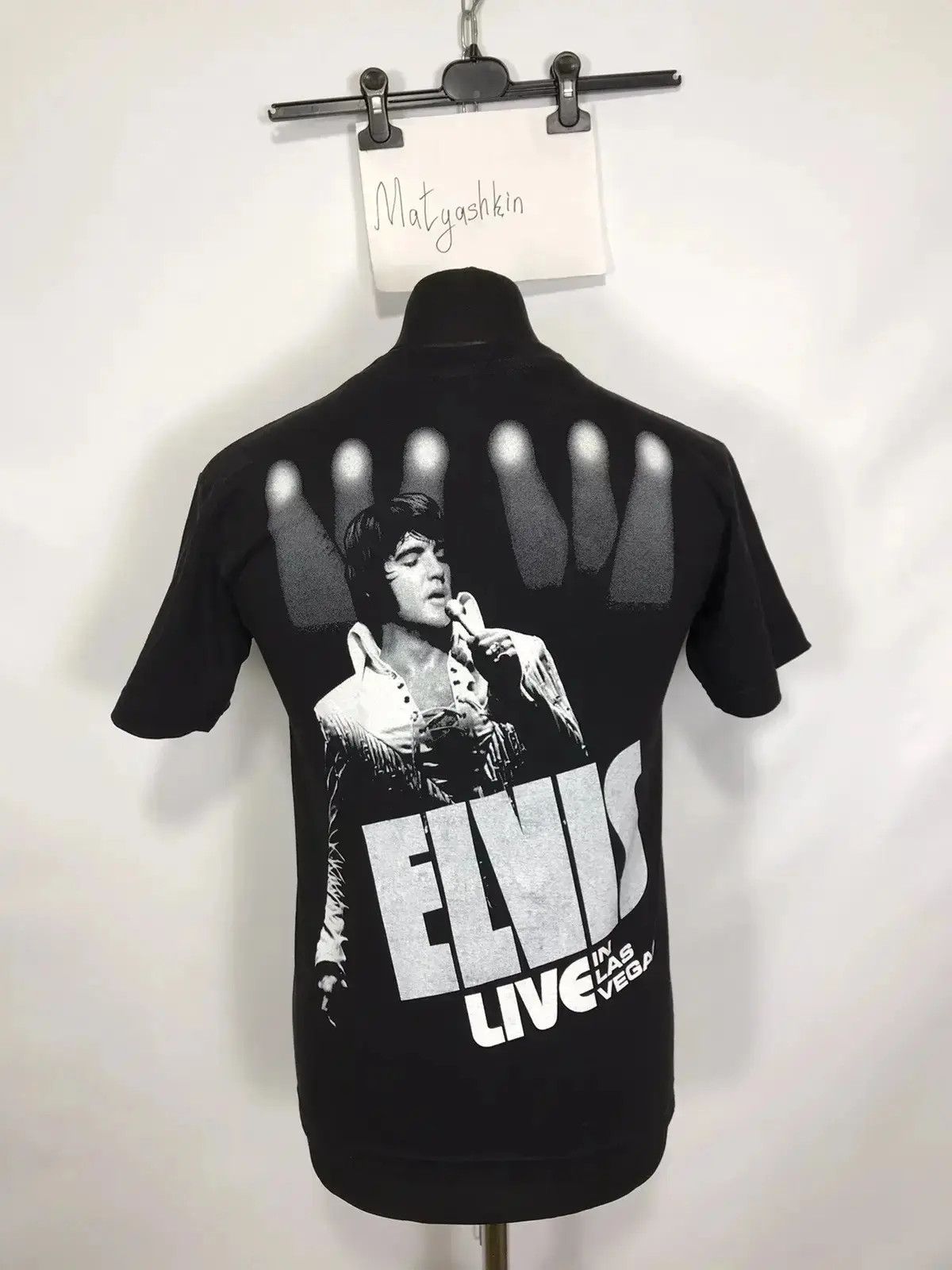 Band Tees × Vintage Vintage 90’s Elvis Presley t-shirt Size US M / EU 48-50 / 2 - 2 Thumbnail