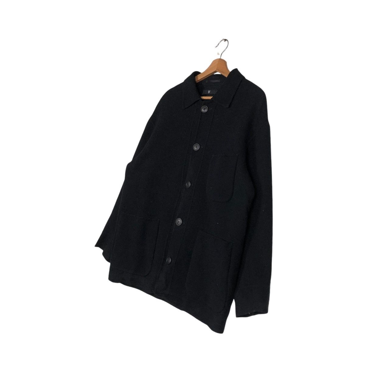Japanese Brand 🔥VINTAGE WOOL BUTTON JACKET BIKER J+ By JILL SANDER Size US S / EU 44-46 / 1 - 4 Thumbnail