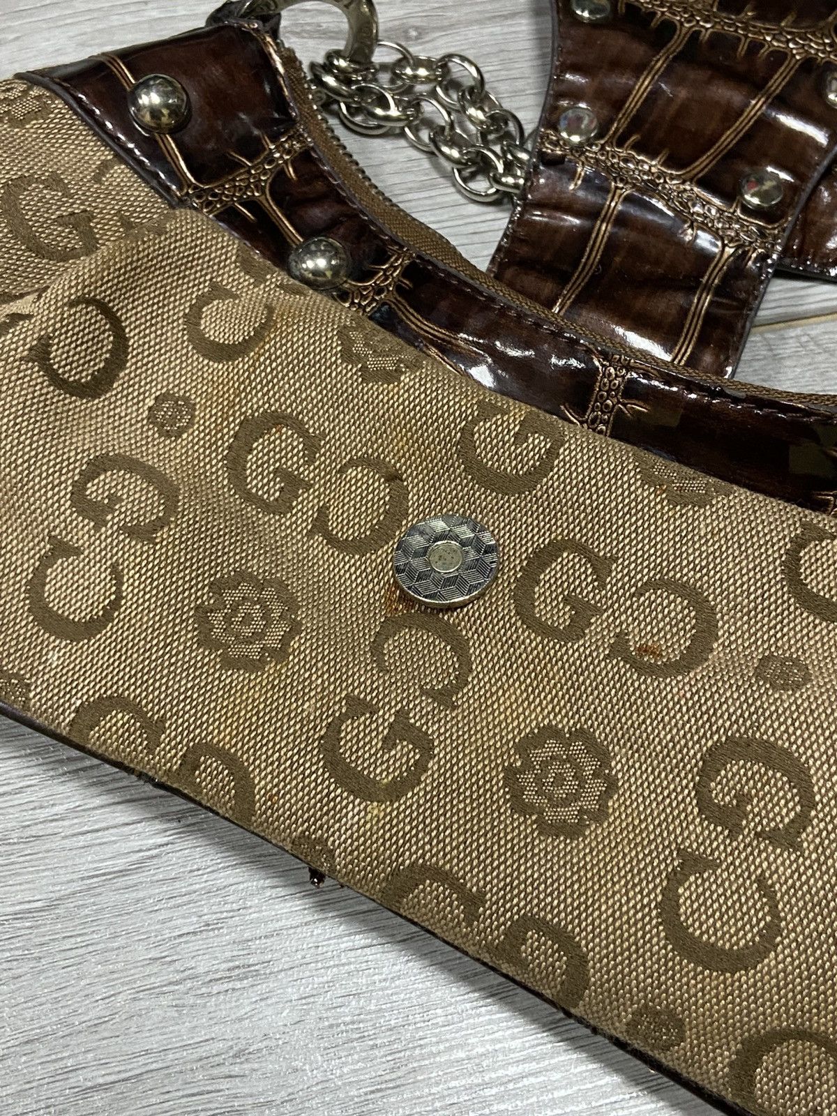 Guess Guess style vintage monogram big logo small bag Size ONE SIZE - 7 Thumbnail