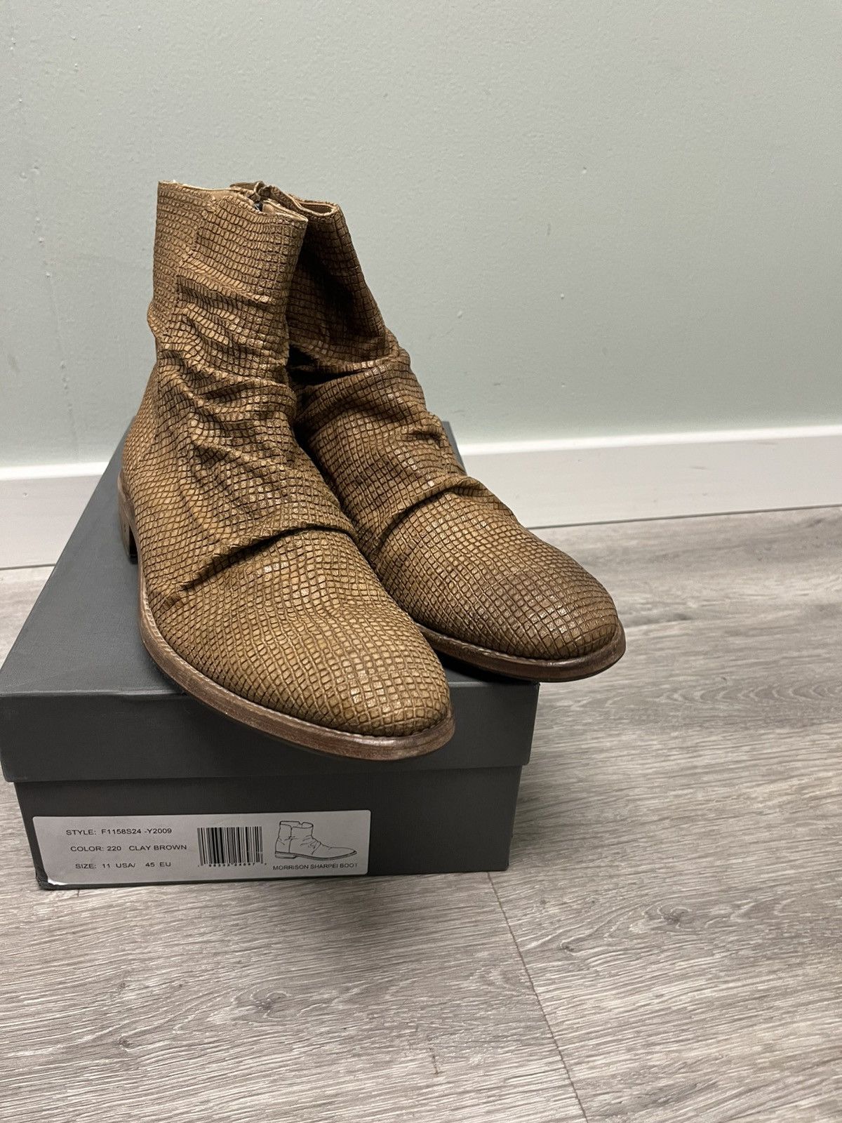 John Varvatos Morrison Sharpei Boot. Size US 11 Size US 11 / EU 44 - 7 Thumbnail