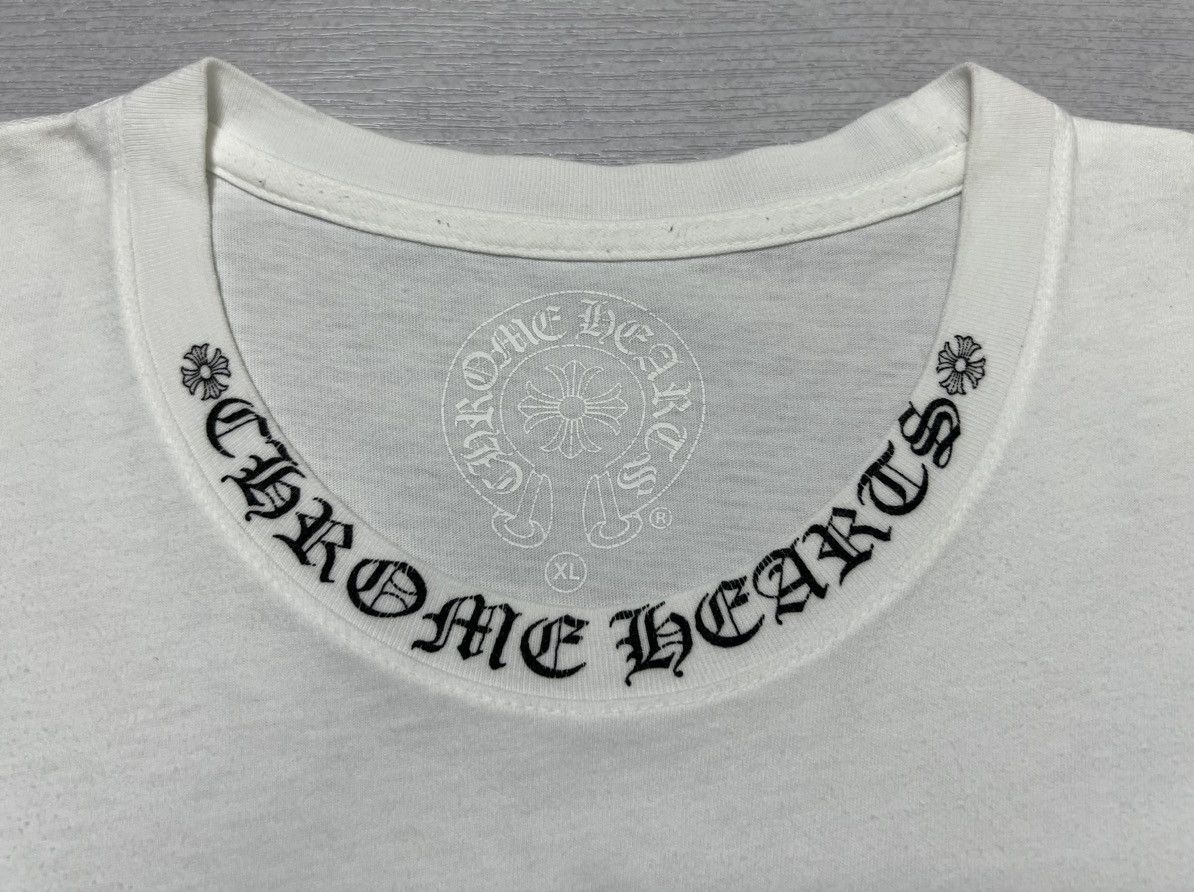 Chrome Hearts Chrome Hearts - Neck Script Logo Pocket L/S Shirt Size US XL / EU 56 / 4 - 11 Thumbnail