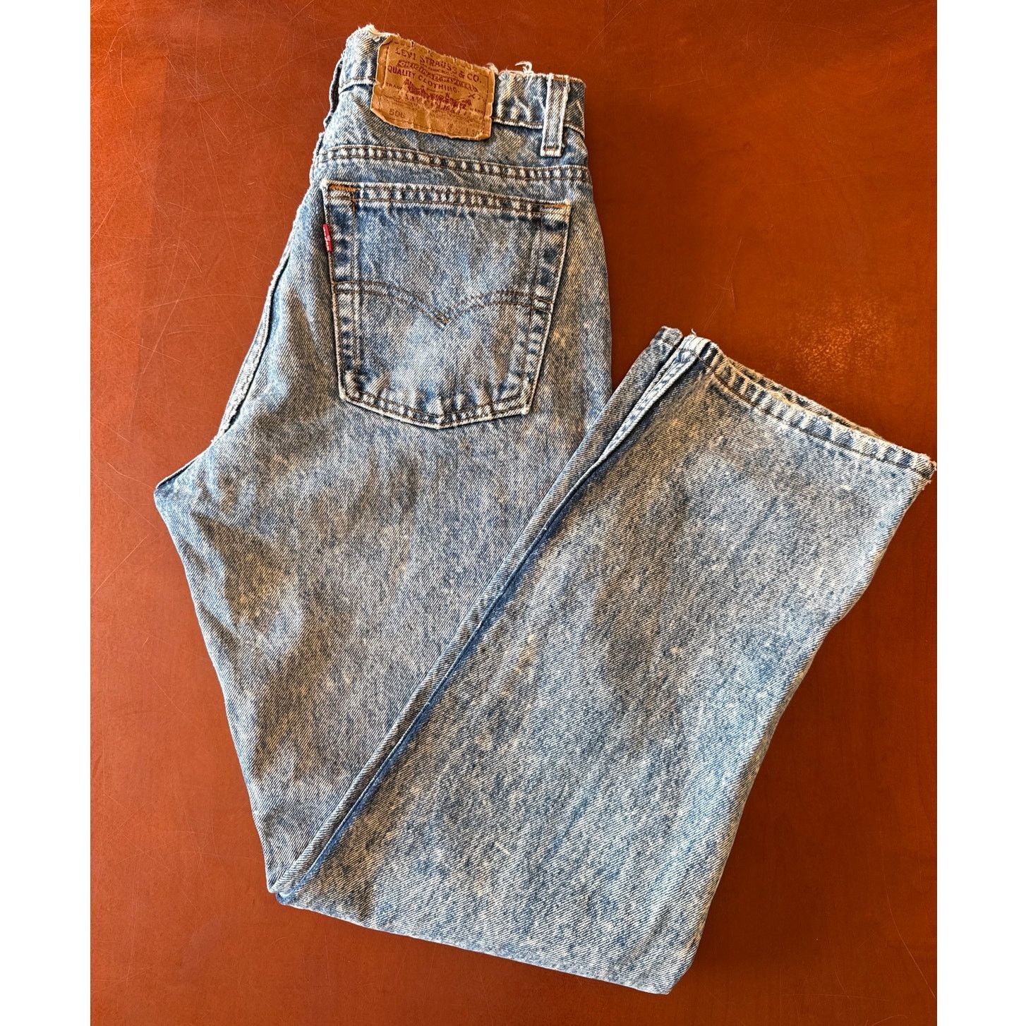 Levi's Vintage Levi’s Acid Wash 80's Blue Jeans 32x30 Made in USA Size US 32 / EU 48 - 16 Thumbnail