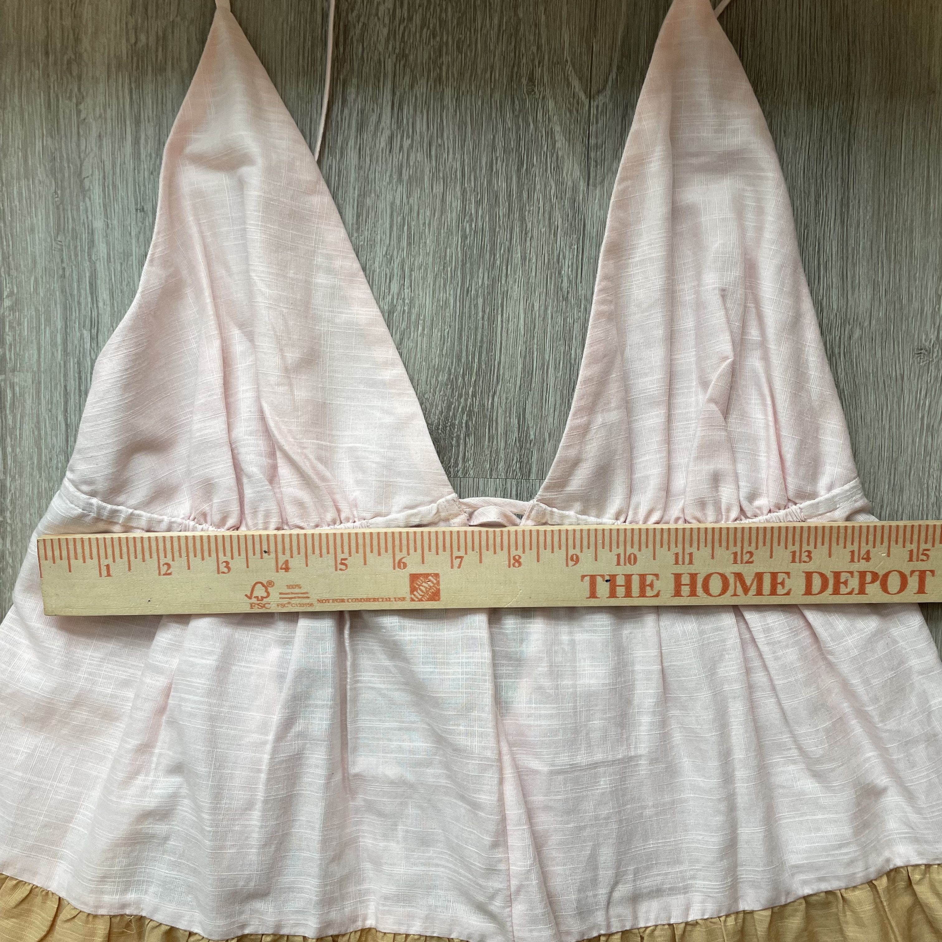 Anthropologie Anthropologie Tiered Colorblock Maxi Dress Pink Brown M Size M / US 6-8 / IT 42-44 - 7 Thumbnail