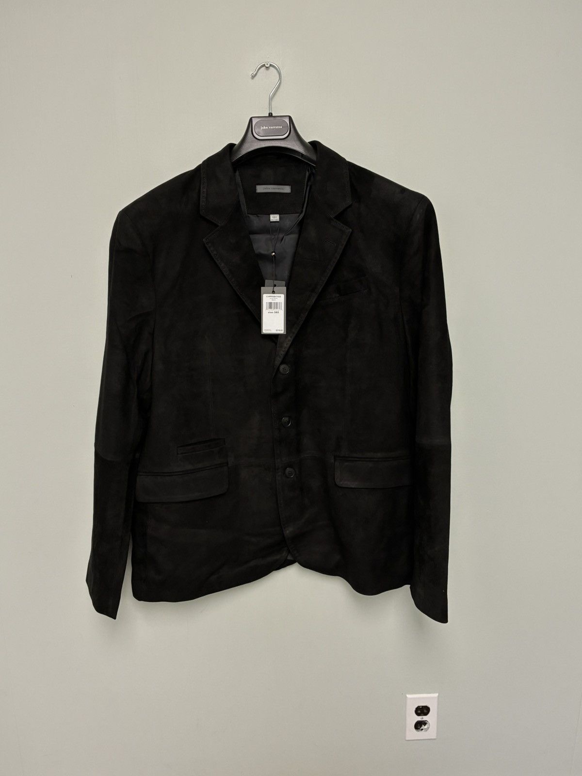 John Varvatos Rind Suede Jacket EU 58x USA 48x Size US XXL / EU 58 / 5 - 11 Thumbnail