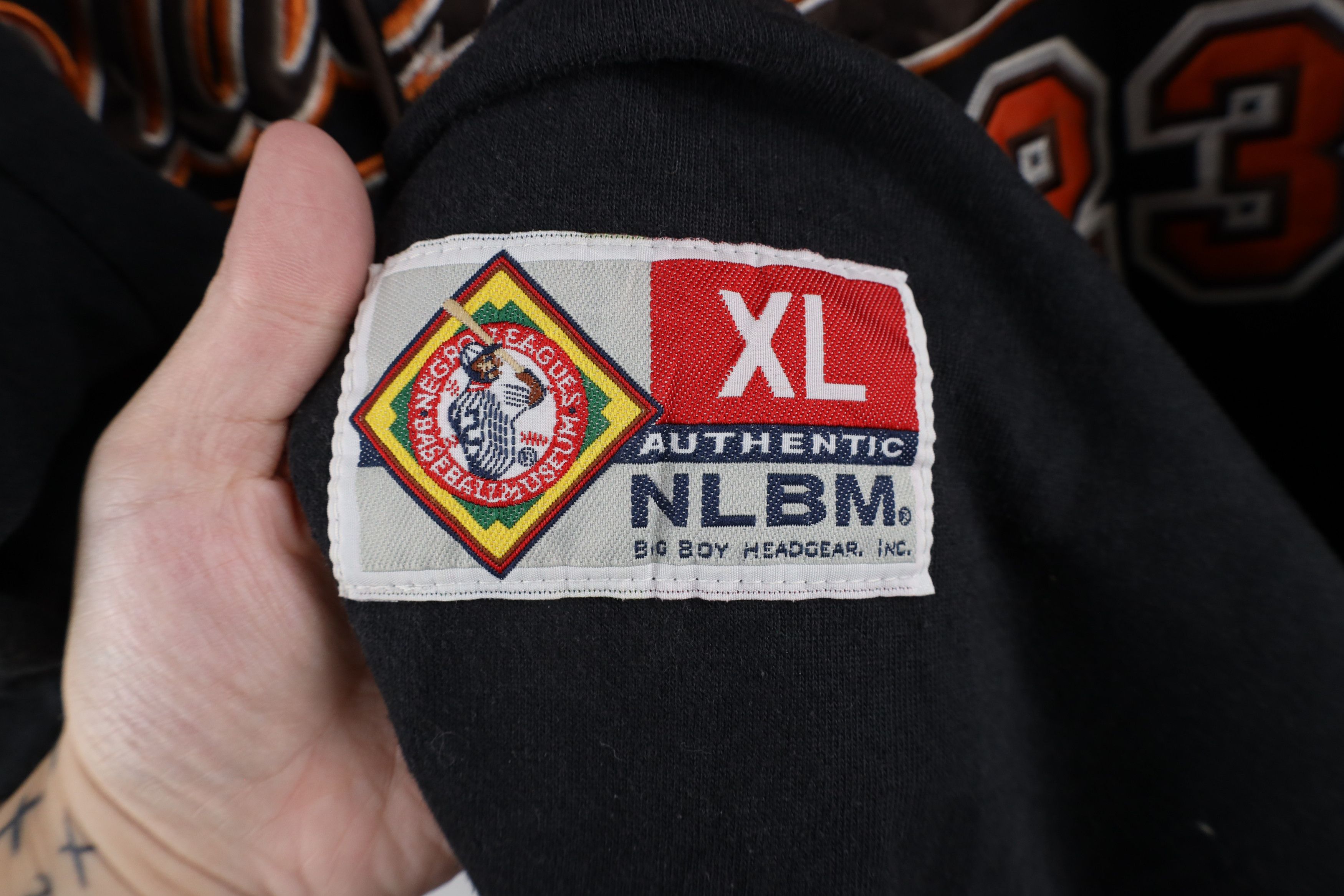 Vintage Vintage 90s League Baltimore Black Sox Baseball Jersey Black Size US XL / EU 56 / 4 - 7 Thumbnail