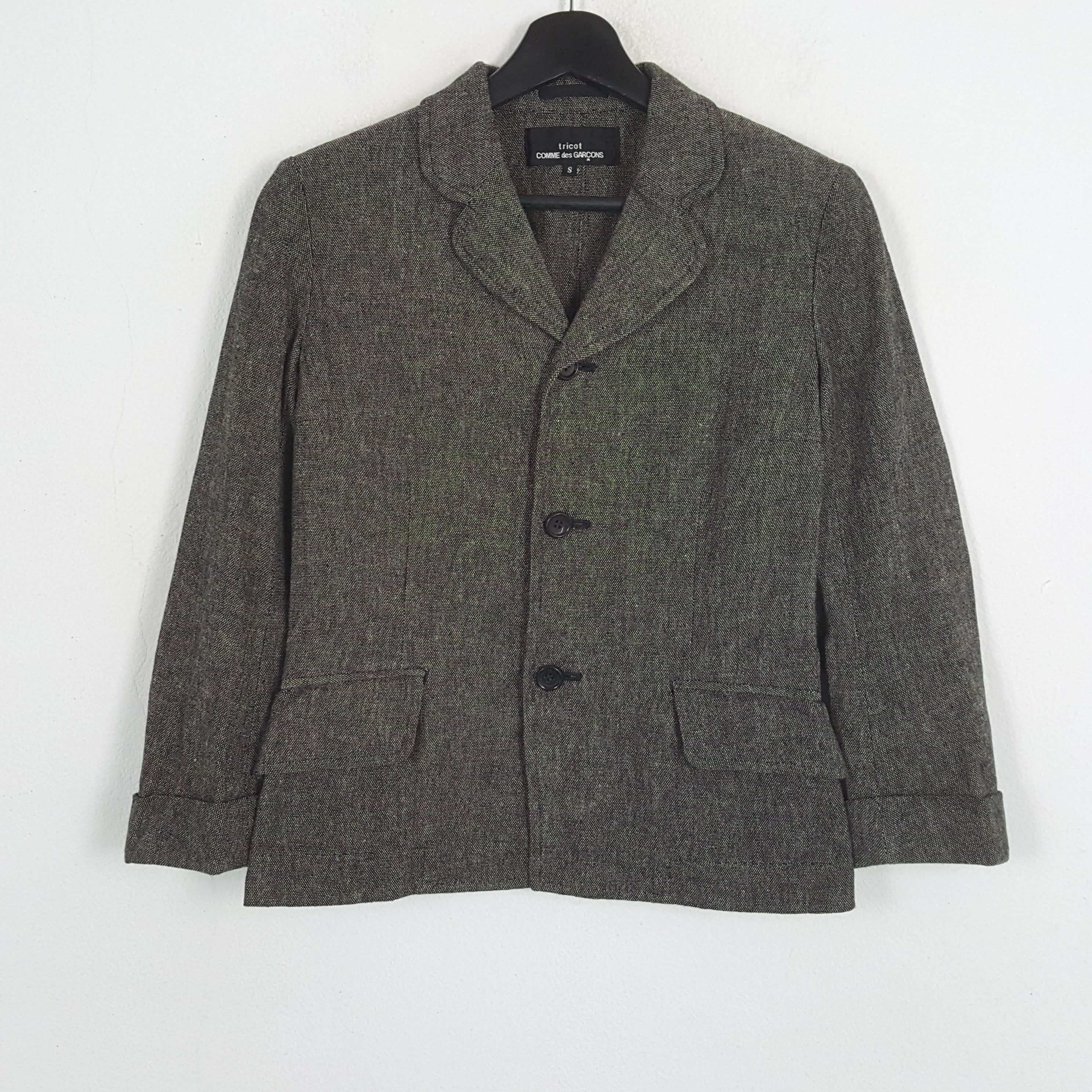 Japanese Brand × Tricot Comme des Garcons × Vintage TRICOT COMME DES GARCONS Japanese Brand Blazer Size XXS / US 00 / IT 34 - 1 Thumbnail