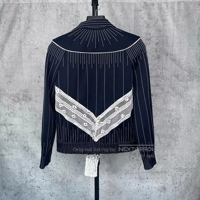 Valentino Valentino Black Cotton Women's Jacket . Size S / US 4 / IT 40 - 2 Thumbnail
