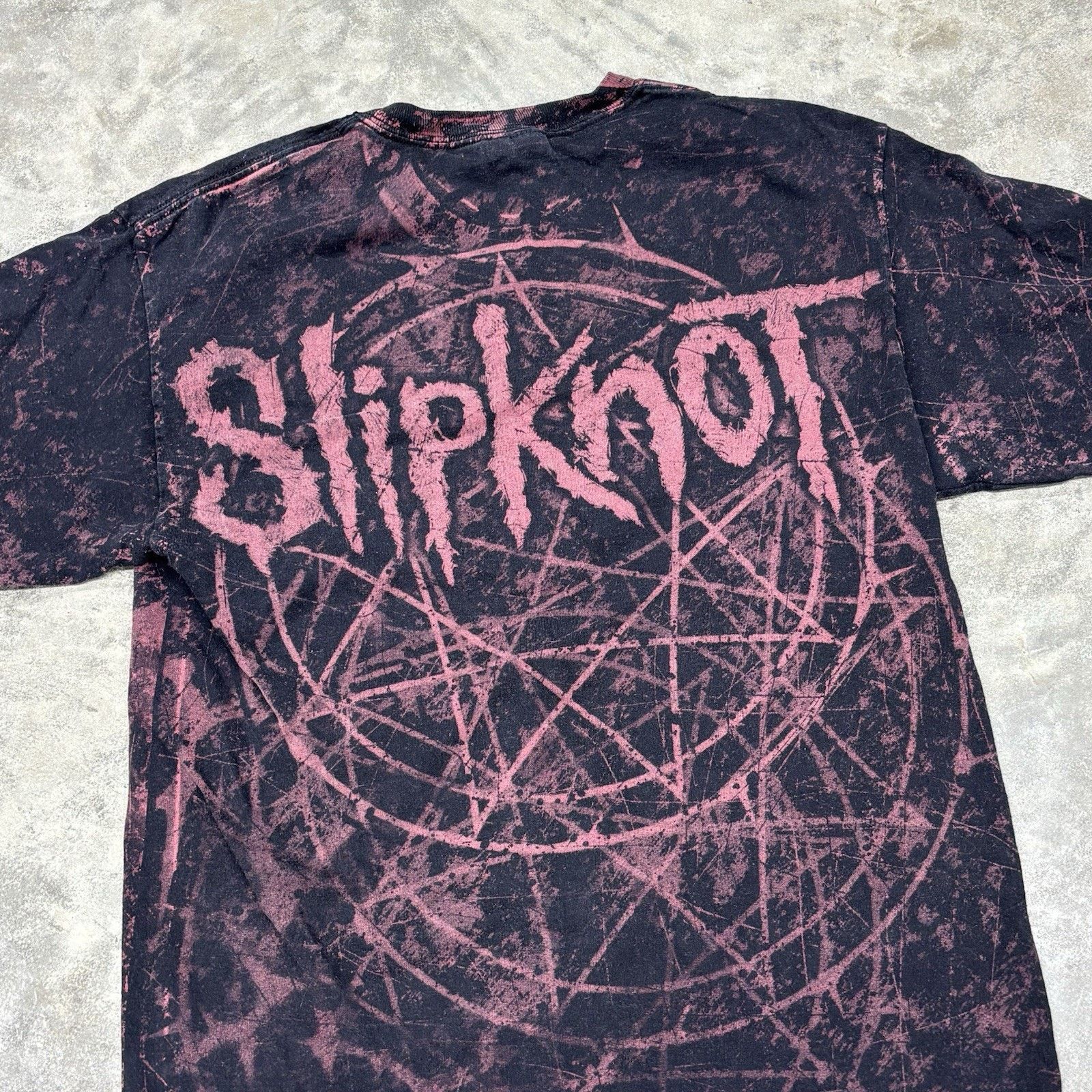 Hanes Y2K 2008 Slipknot All Hope Is Gone AOP Shirt Rare mediun Size US M / EU 48-50 / 2 - 4 Thumbnail