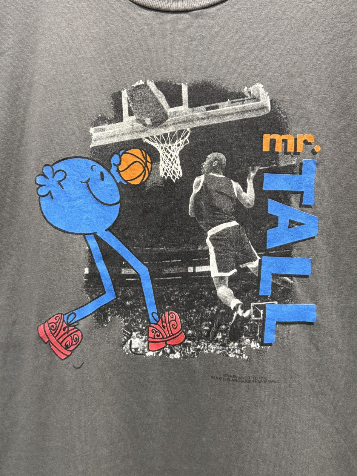 NBA × Vintage Vintage 90s NBA Mr. Tall By Top Heavy Faded Tee Size US L / EU 52-54 / 3 - 2 Thumbnail