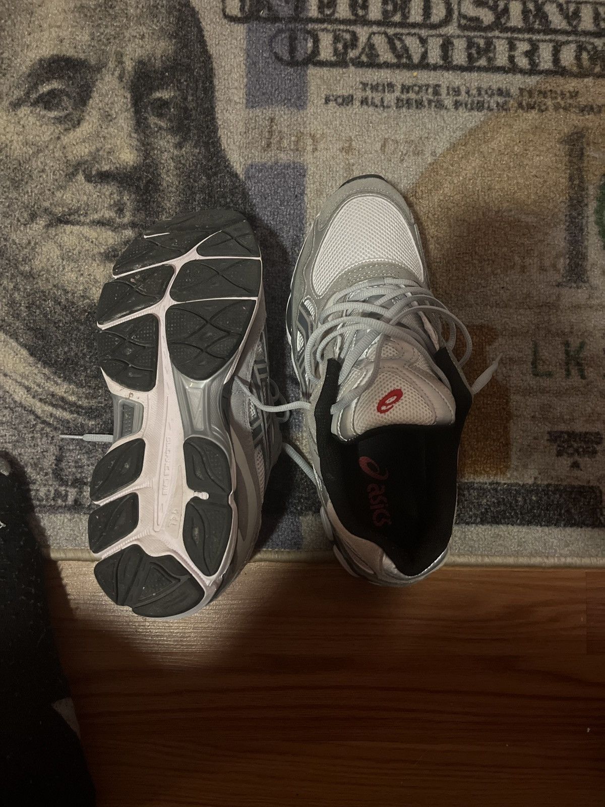 Asics GEL NYC 'WHITE STEEL GREY' Size US 12.5 / EU 45-46 - 6 Thumbnail