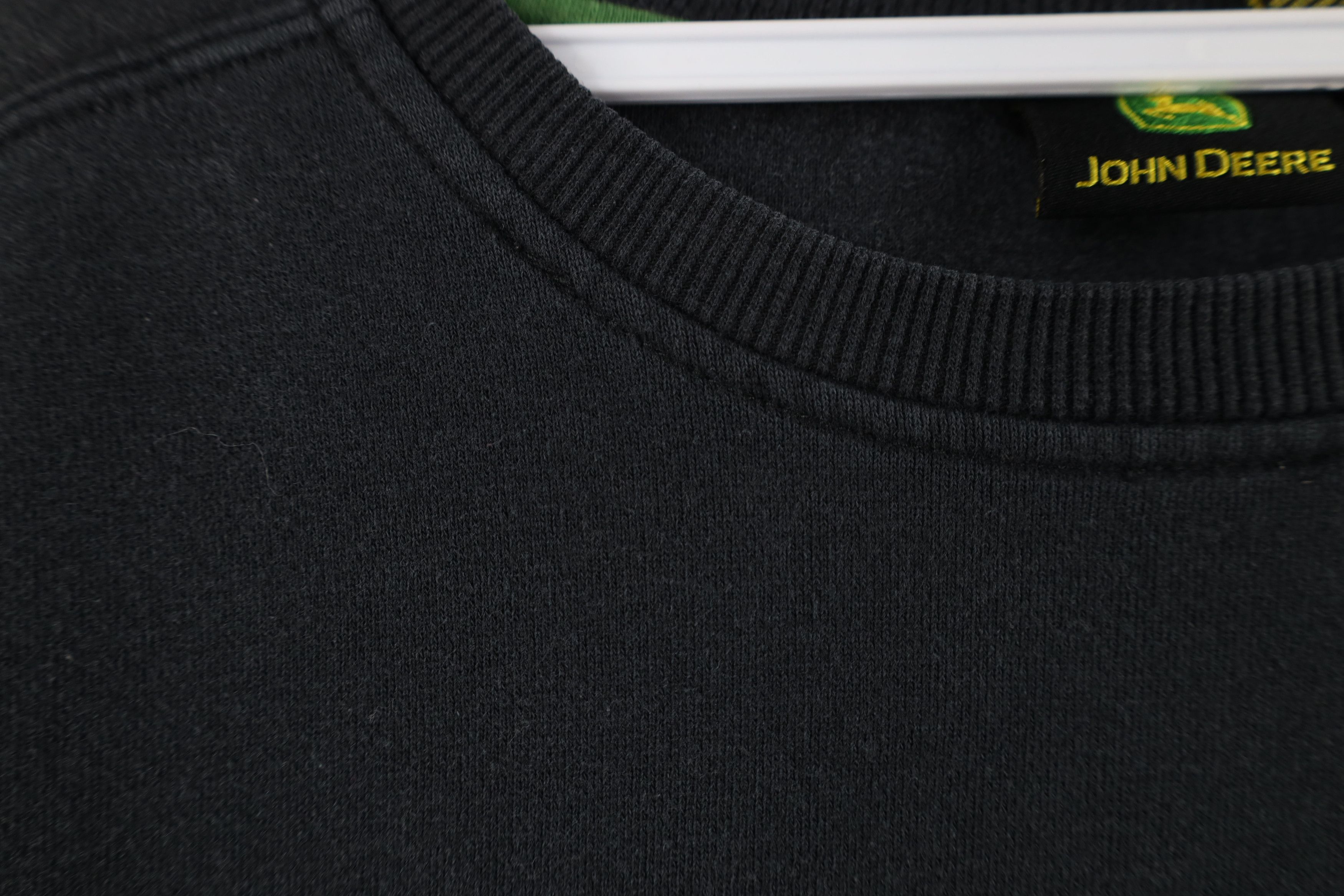 John Deere Vintage Y2K John Deere Spell Out Big Logo Sweatshirt Black Size US L / EU 52-54 / 3 - 5 Thumbnail