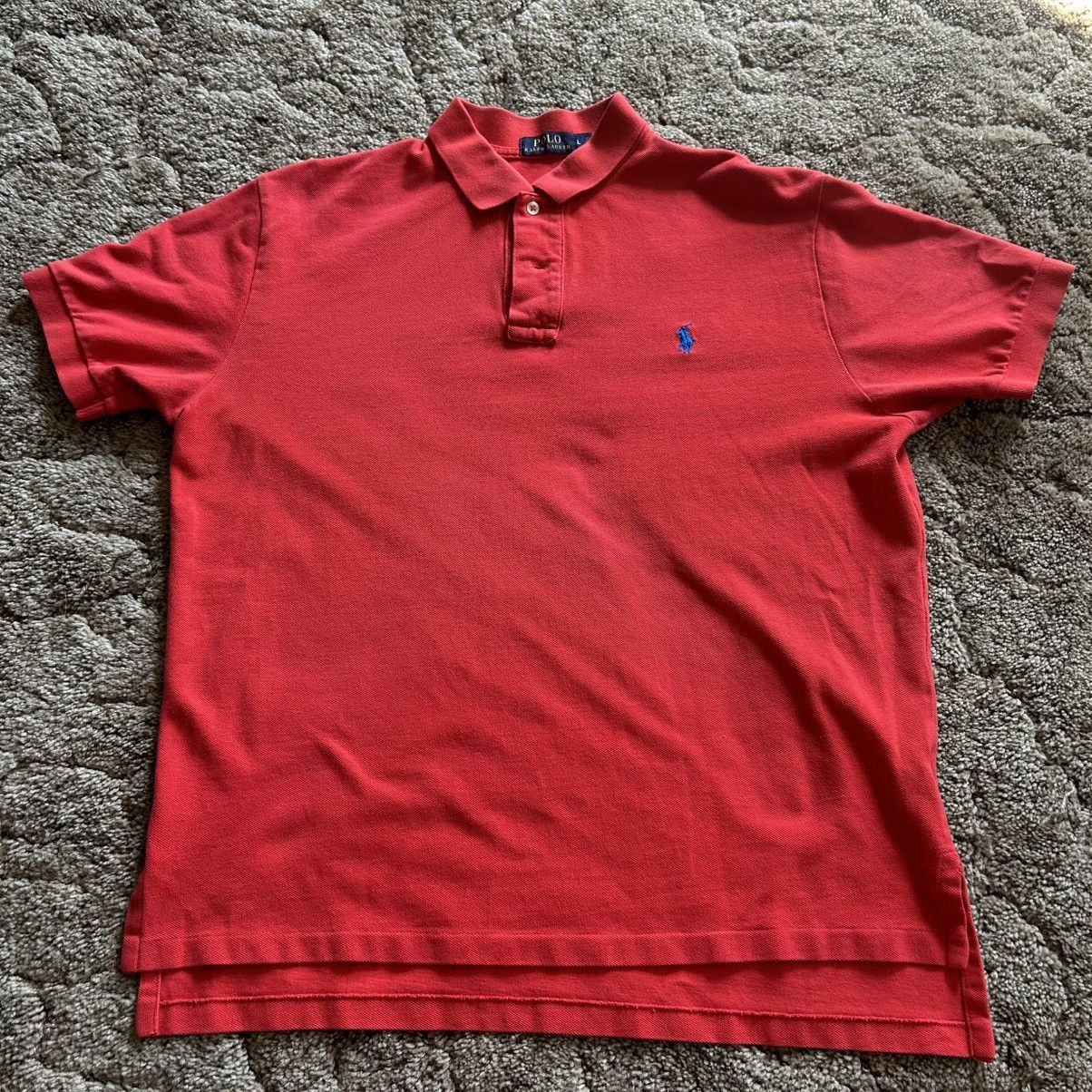Polo Ralph Lauren Polo Ralph Lauren Red Polo Size Large Size US L / EU 52-54 / 3 - 1 Thumbnail