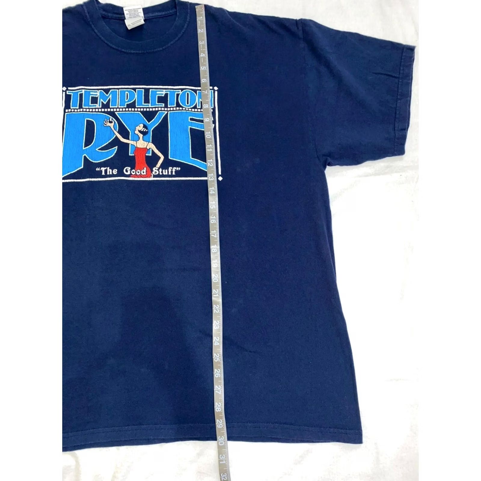 Gildan VINTAGE Men’s Templeton Rye Shirt Gildan Short Sleeve 2XL Navy Blue Cotton Button-Up Mens Good Size US XXL / EU 58 / 5 - 5 Thumbnail