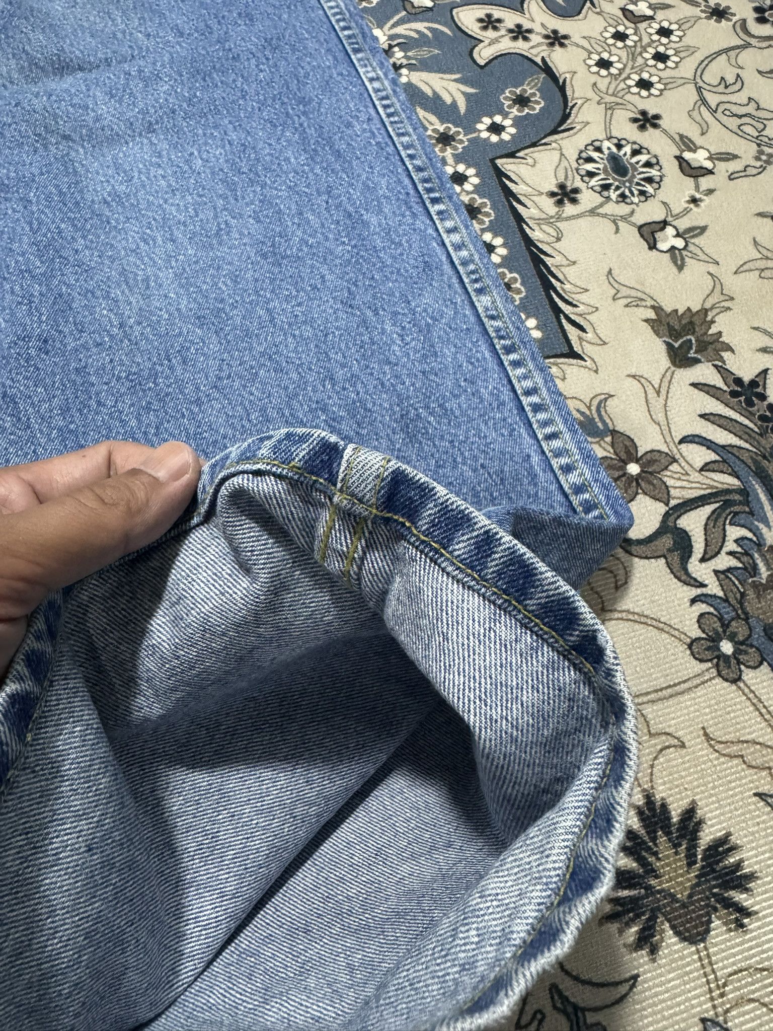 Menace × Shorty's Skateboards × Vans Vintage 90's Vans Baggy Skateboard Pants Denim Hip Hop Size US 30 / EU 46 - 5 Thumbnail