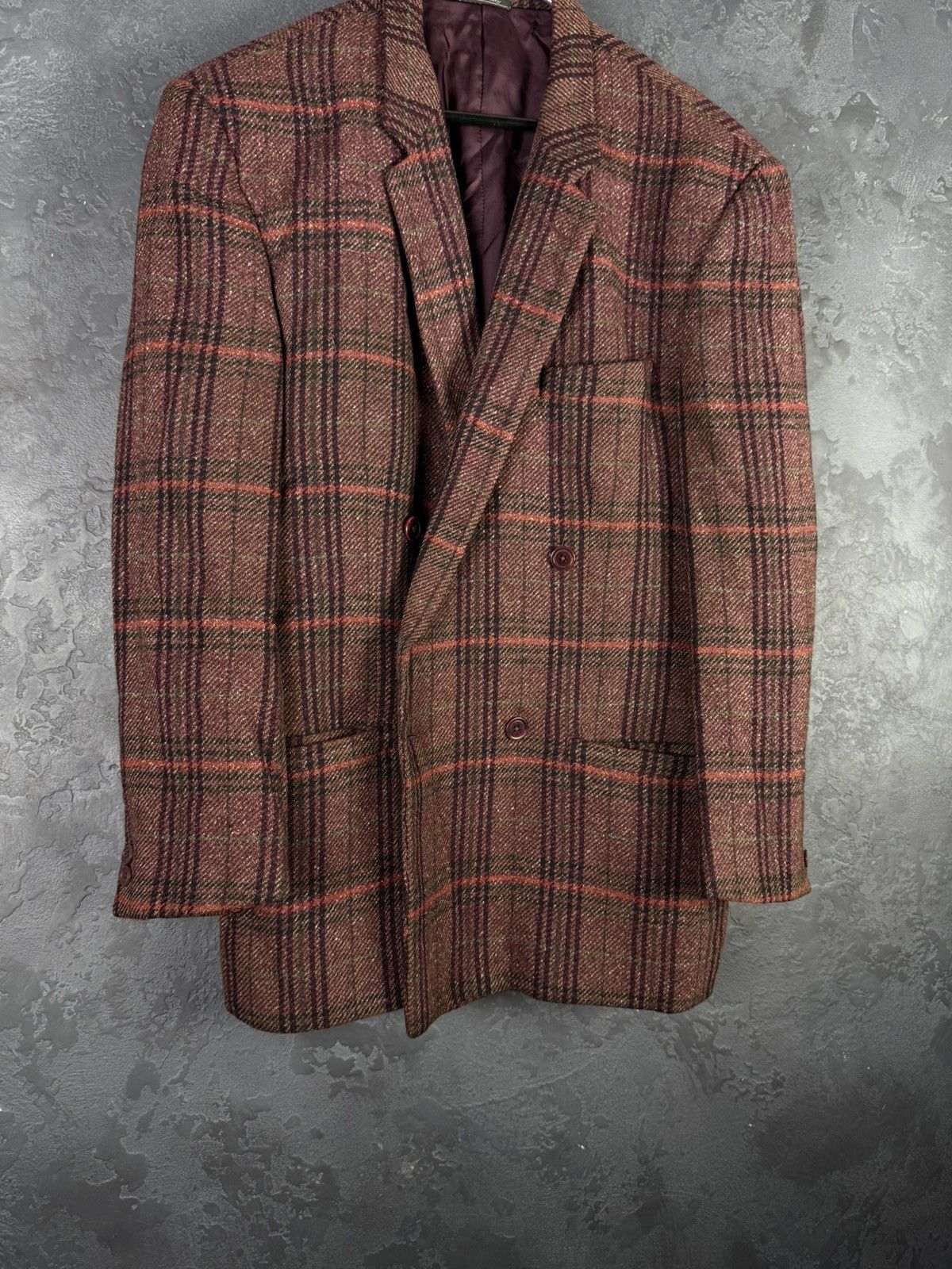 Versace Vintage Gianni Versace 80s-90s Double Breasted Blazer Wool Size 50R - 3 Thumbnail