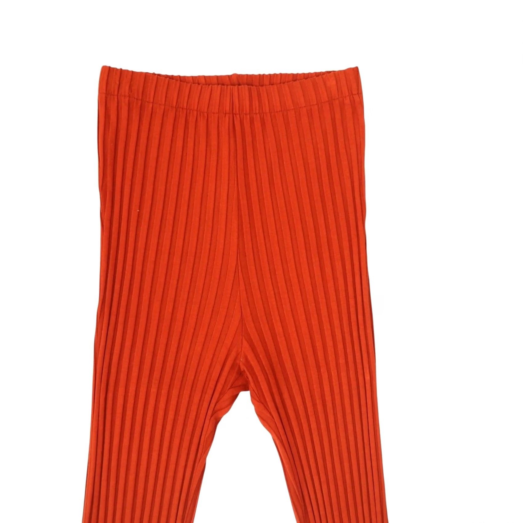 Simon Miller Simon Miller Rib Orange High Rise Ribbed Knit Flare Legging Pants M Size 32" / US 10 / IT 46 - 2 Thumbnail