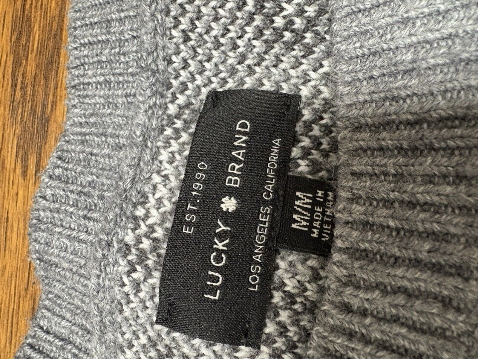 Lucky Brand Lucky Brand Gray Leopard Print Sweater Medium Size M / US 6-8 / IT 42-44 - 3 Thumbnail