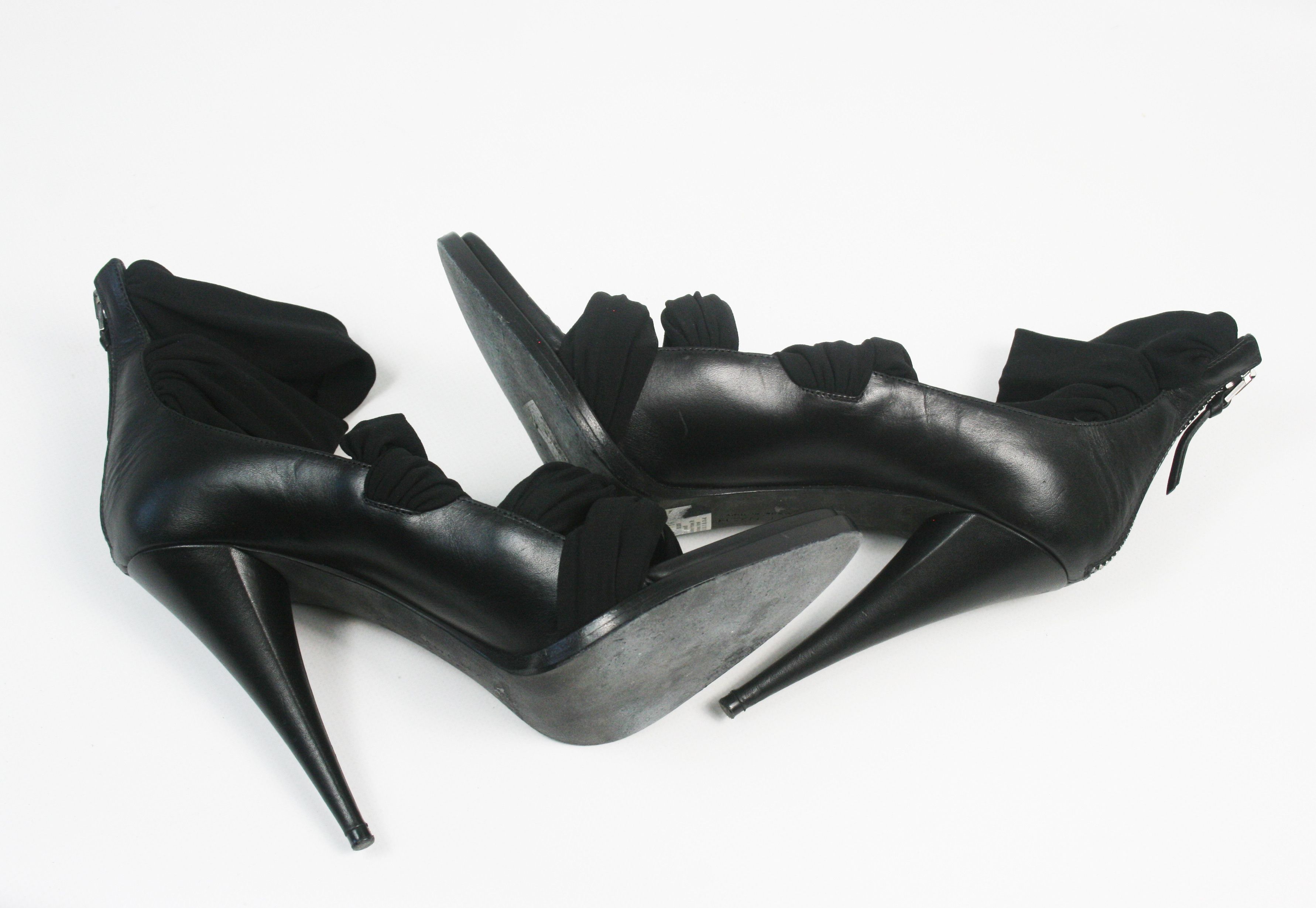 Givenchy Jersey Satin Gladiator Wrap Sandals Size US 8 / IT 38 - 8 Thumbnail