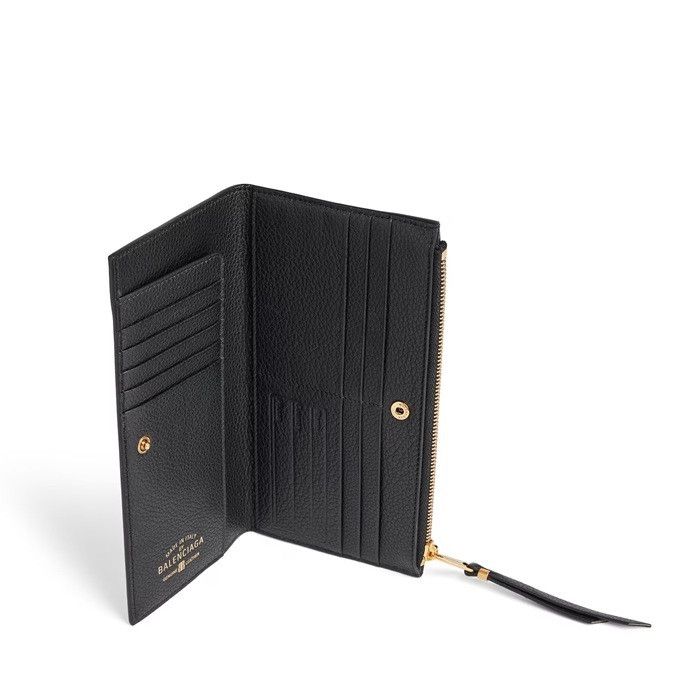 Balenciaga o1bcso1str0426 Size: OS / Carrie Bifold East-West Wallet Size ONE SIZE - 4 Thumbnail