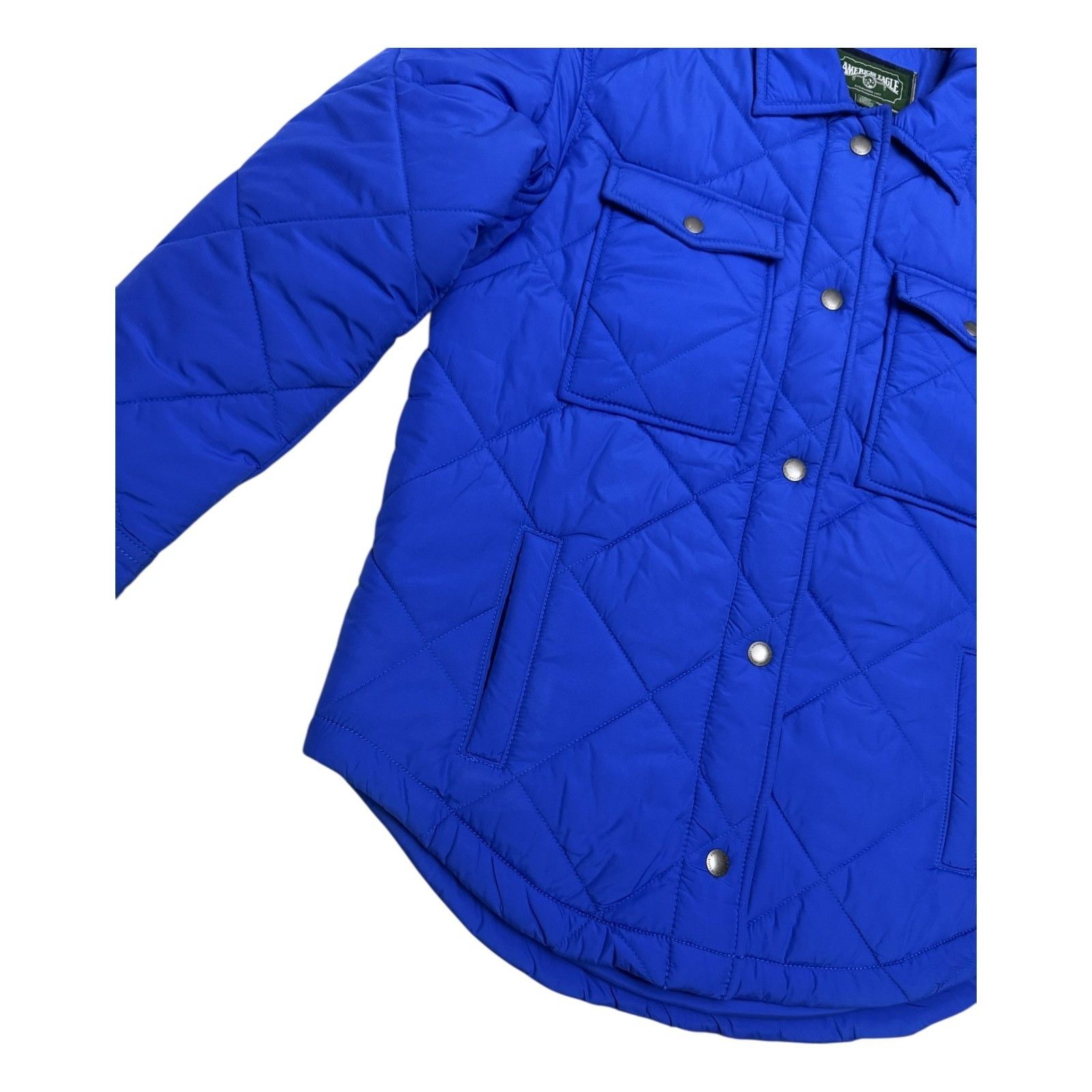 American Eagle Outfitters AMERICAN EAGLE Quilted Vibrant Puffer Parka Jacket Small Size S / US 4 / IT 40 - 5 Thumbnail