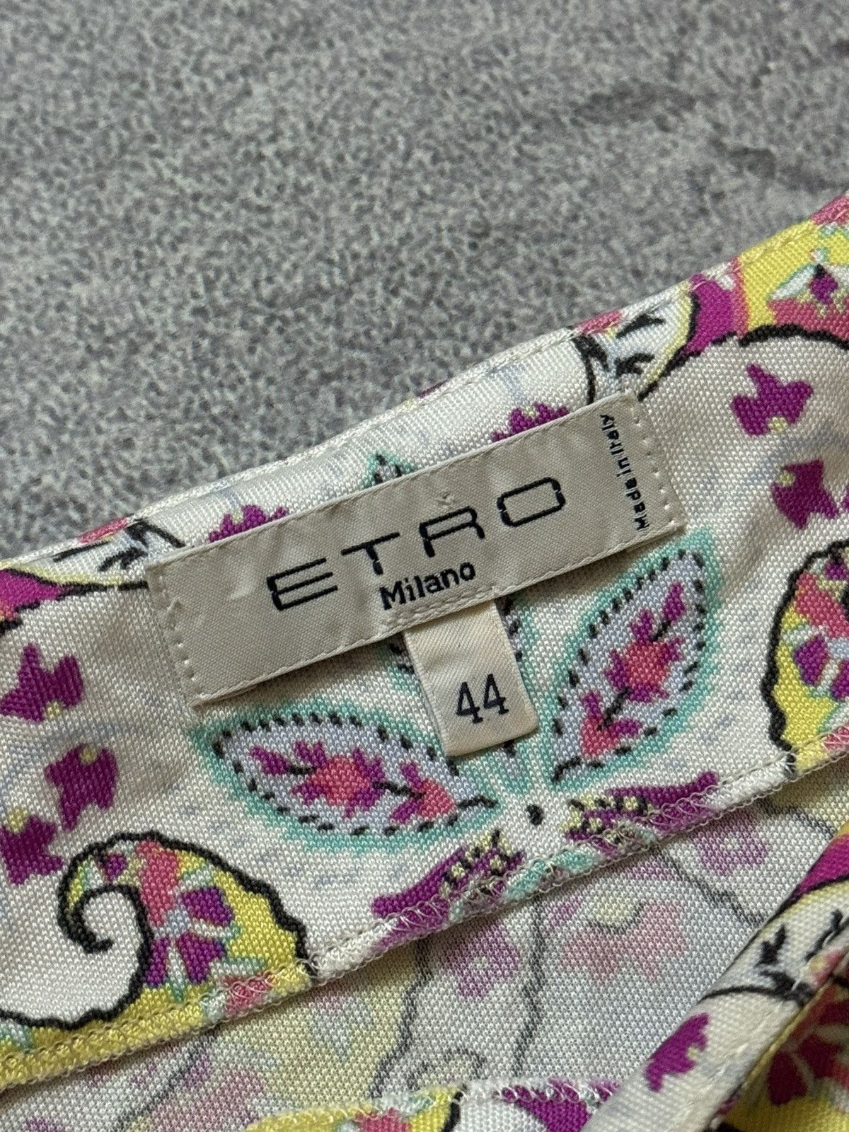 Etro Etro 44IT all printed flowers 🌺 long dress / long sleeve Size M / US 6-8 / IT 42-44 - 10 Thumbnail