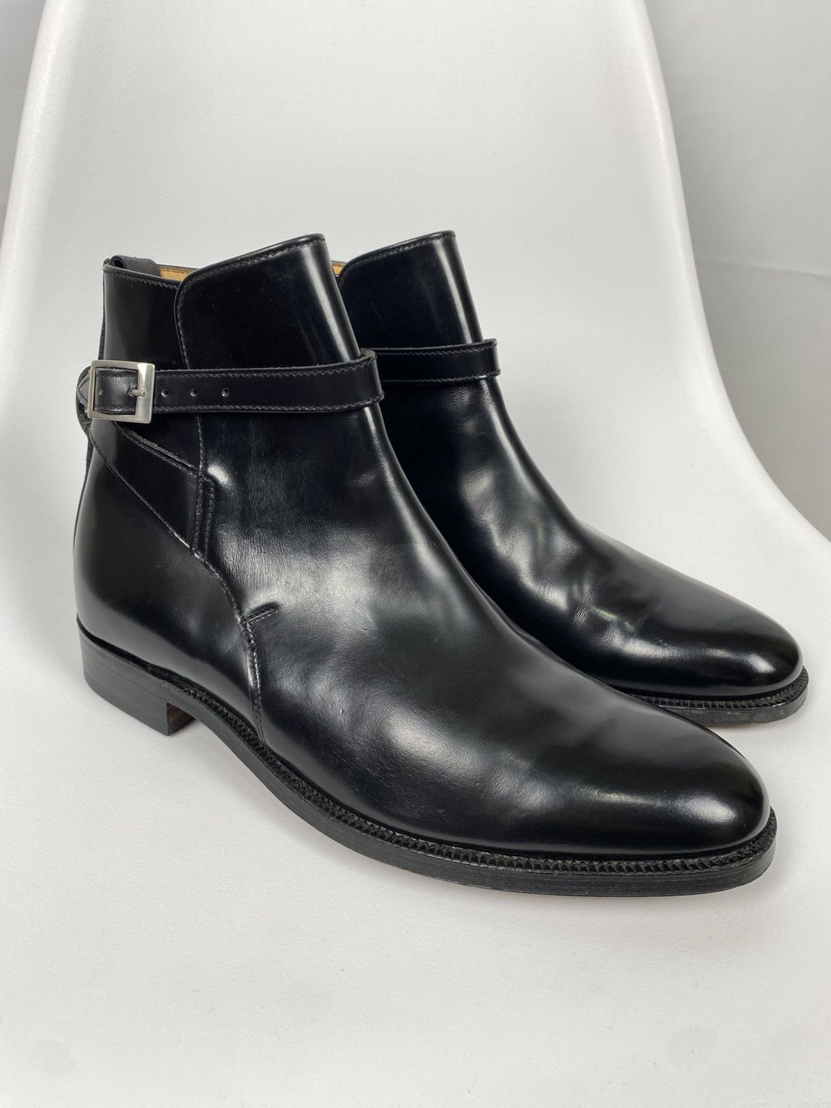 Alfred Sargent Lambourne Jogphur Boots Single Buckle UK 9 /US 10 Made In England Alfred Sargent Mens Jodphur Boots Size 13 D Brown Plain  main image 3