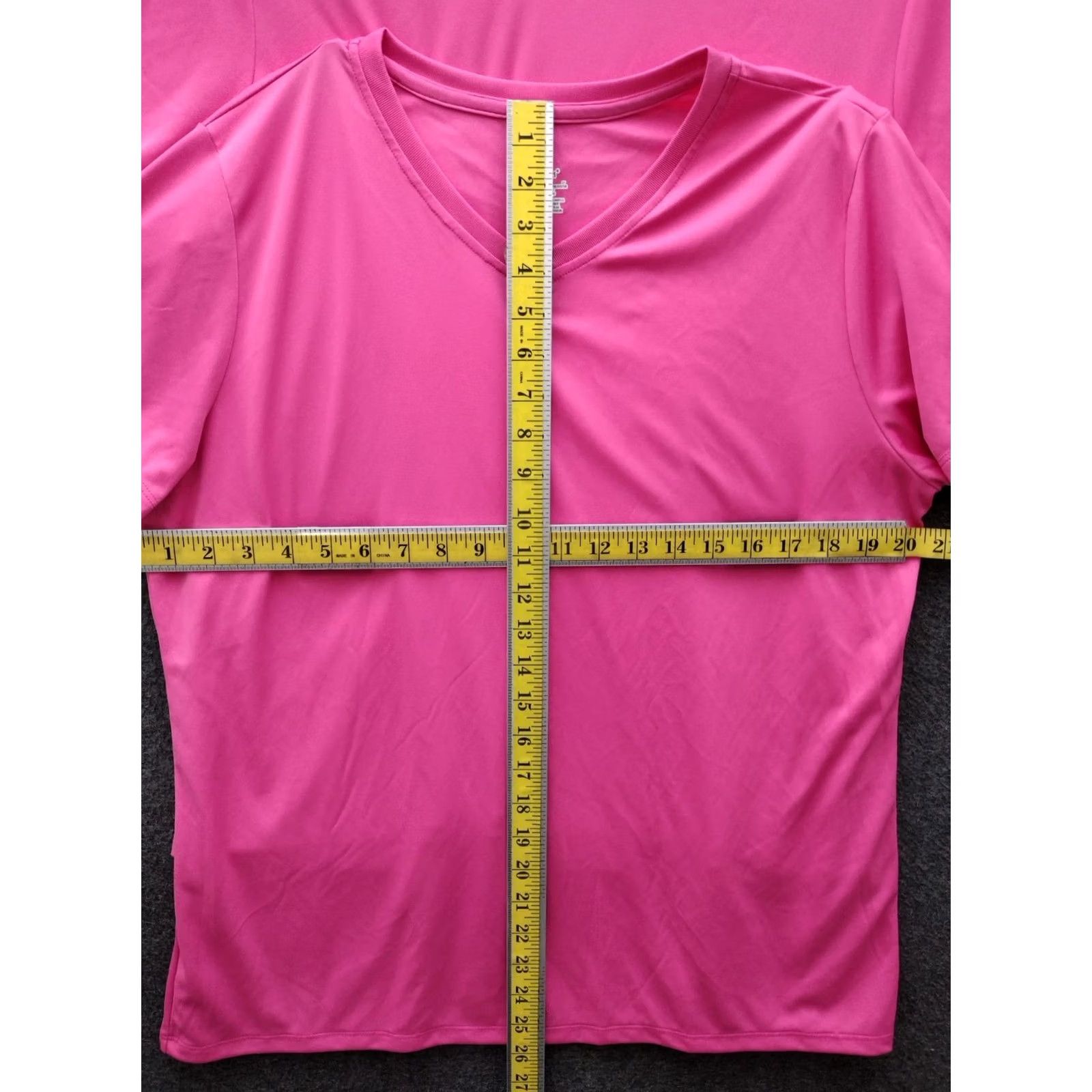 Hanes Hanes Cool Dry Short Sleeve Men's T-Shirt Hot Pink 2-Pack XL Crew Neck Pullover 100% Polyester Workout Sports Activewear Right? Size US XL / EU 56 / 4 - 4 Thumbnail