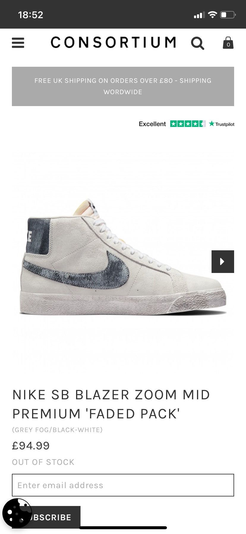 Nike Nike Blazer 'Faded Pack' Size US 10 / EU 43 - 1 Thumbnail
