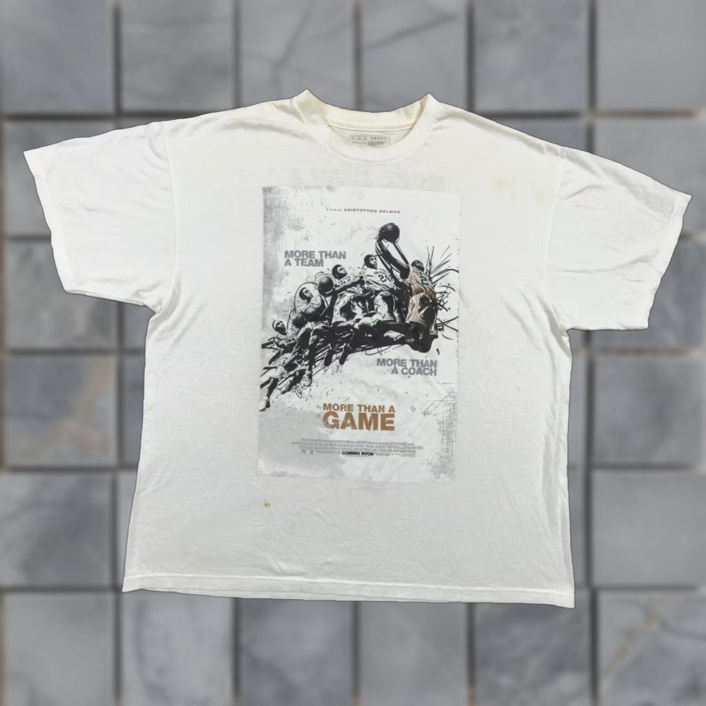 Nike Nike Lebron James Movie Promo Shirt Adult XL White Basketball Tee Size US XL / EU 56 / 4 - 1 Thumbnail
