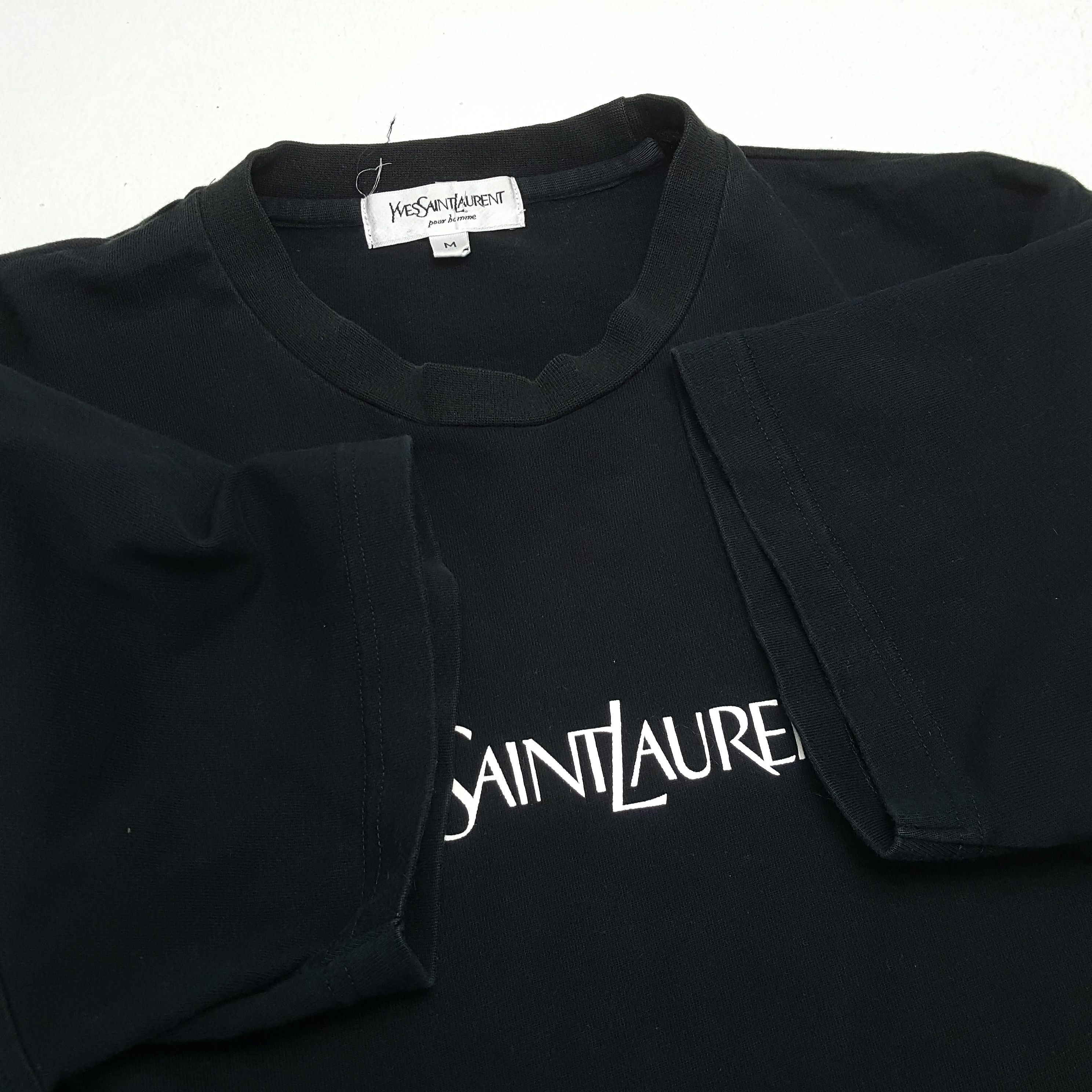 Vintage × Yves Saint Laurent Vintage YVES SAINT LAURENT Italian Brand T-Shirts Size US M / EU 48-50 / 2 - 5 Thumbnail