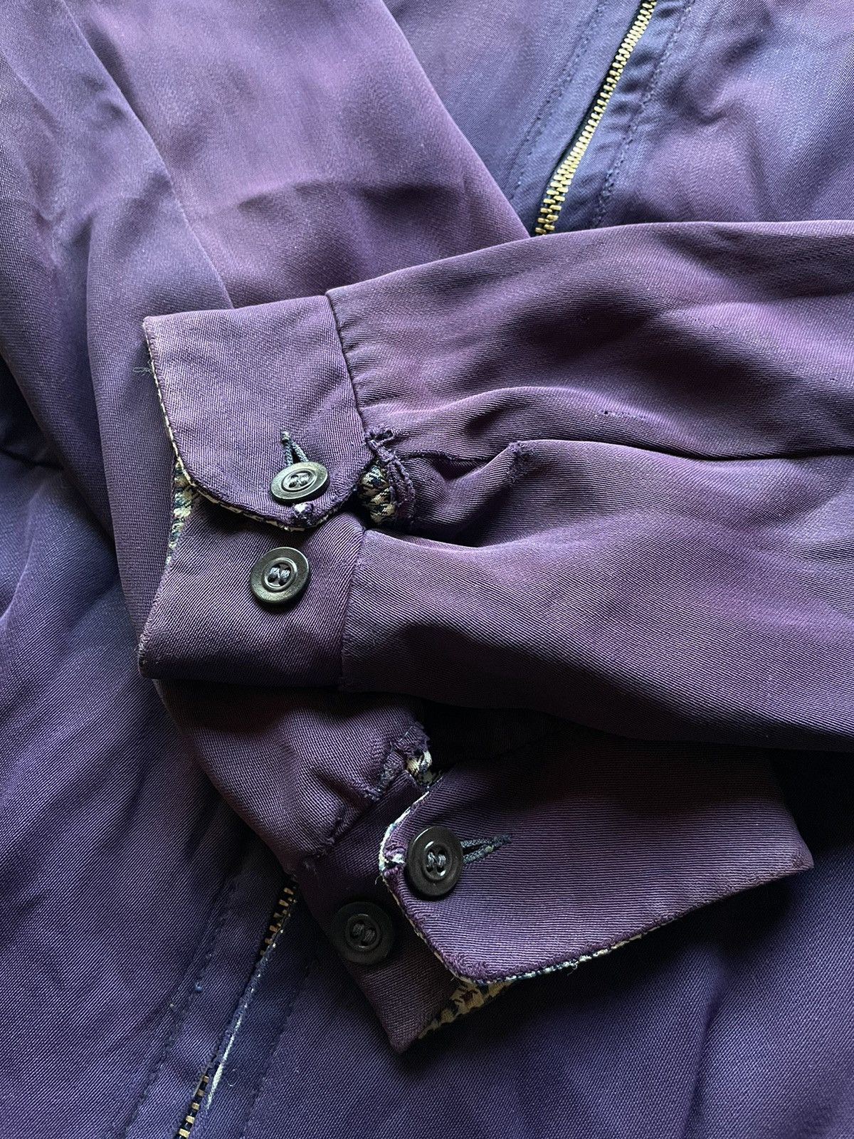 Vintage McGregor Purple Eggplant Gabardine Reversible Ricky Jacket Size US S / EU 44-46 / 1 - 2 Thumbnail