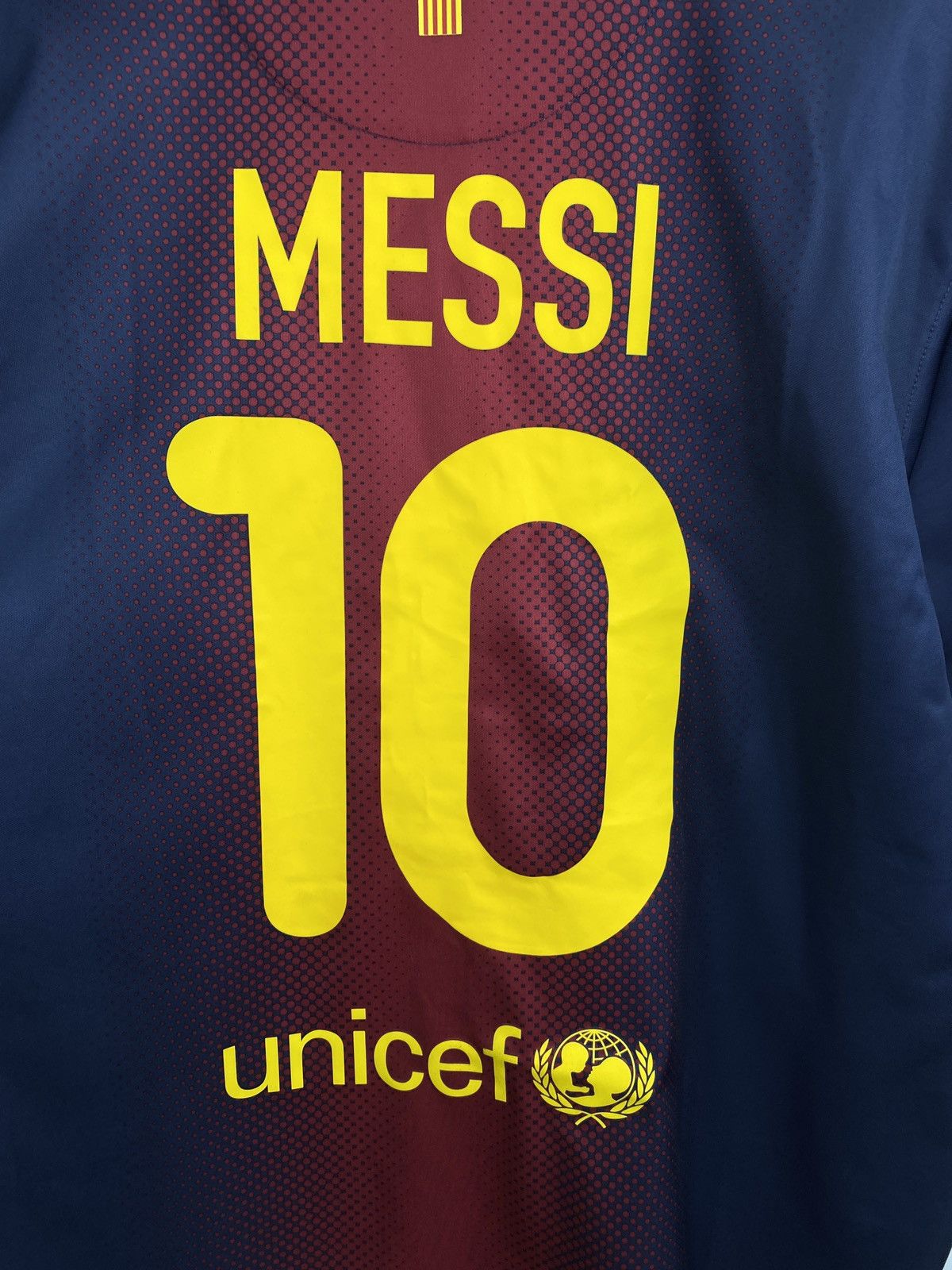 Nike 🇪🇸 Messi F. C. Barcelona 2013 Nike Soccer Jersey t-shirt Size US XL / EU 56 / 4 - 10 Thumbnail