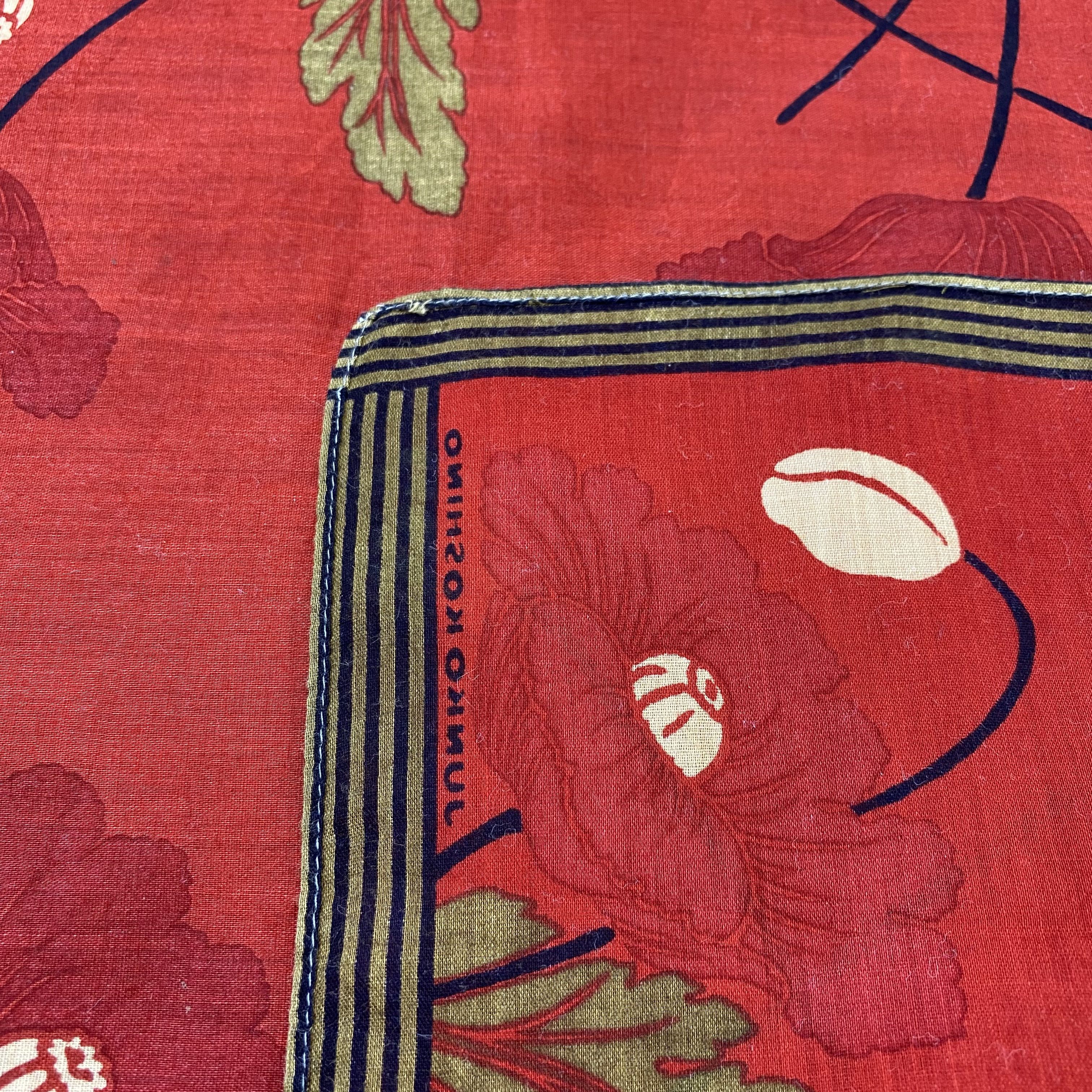 Japanese Brand Junko Koshino Handkerchief Neckerchief Bandana-B2038 Size ONE SIZE - 6 Thumbnail