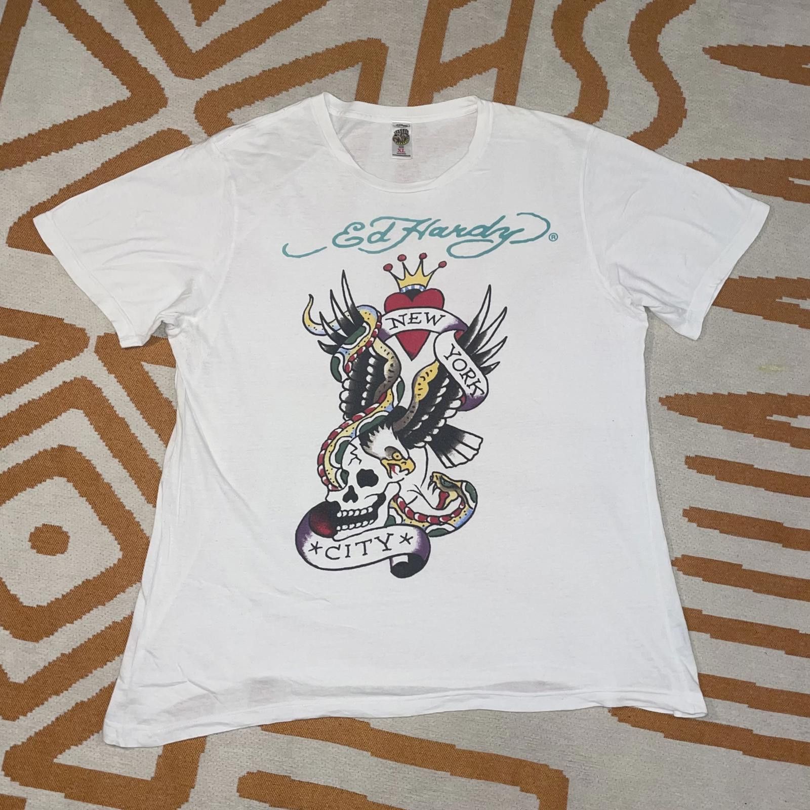 Ed Hardy Ed Hardy 00s Art Print T-Shirt XL Size US XL / EU 56 / 4 - 1 Thumbnail