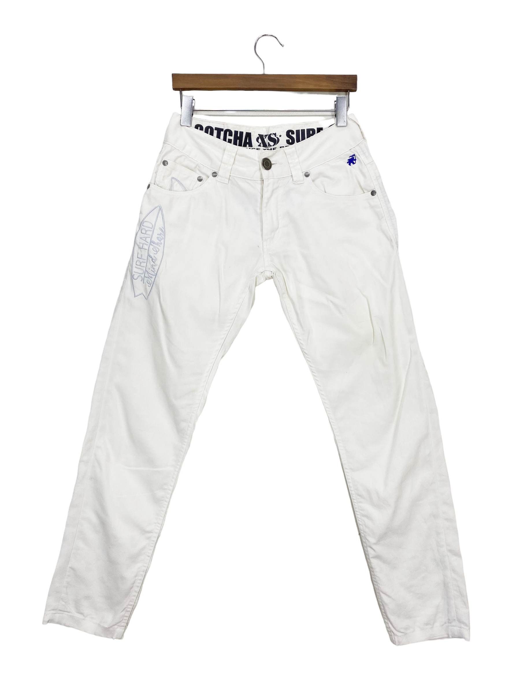 Gotcha Gotcha Spell Out Denim Jeans Surf Jeans Embellished Pant Size US 31 - 2 Thumbnail