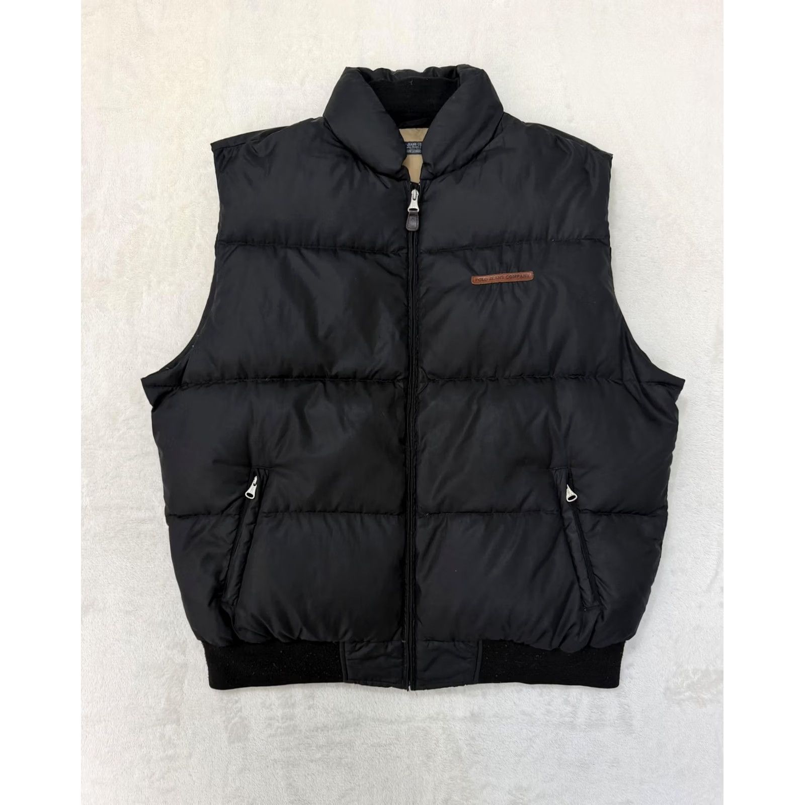 Ralph Lauren Ralph Lauren Polo Jeans Puffer Vest Mens 3XL Black Full Zip Quilted Padded Insulated Zip Vest Mens Black Size US XXL / EU 58 / 5 - 2 Thumbnail