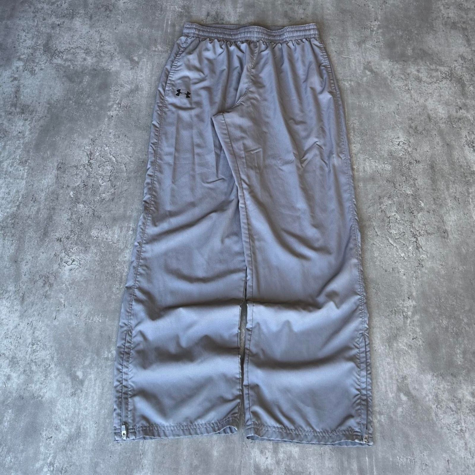 Under Armour × Vintage Vintage Y2K Under Armour Baggy Grunge Opium Tech Sweatpants Size US 33 - 1 Thumbnail