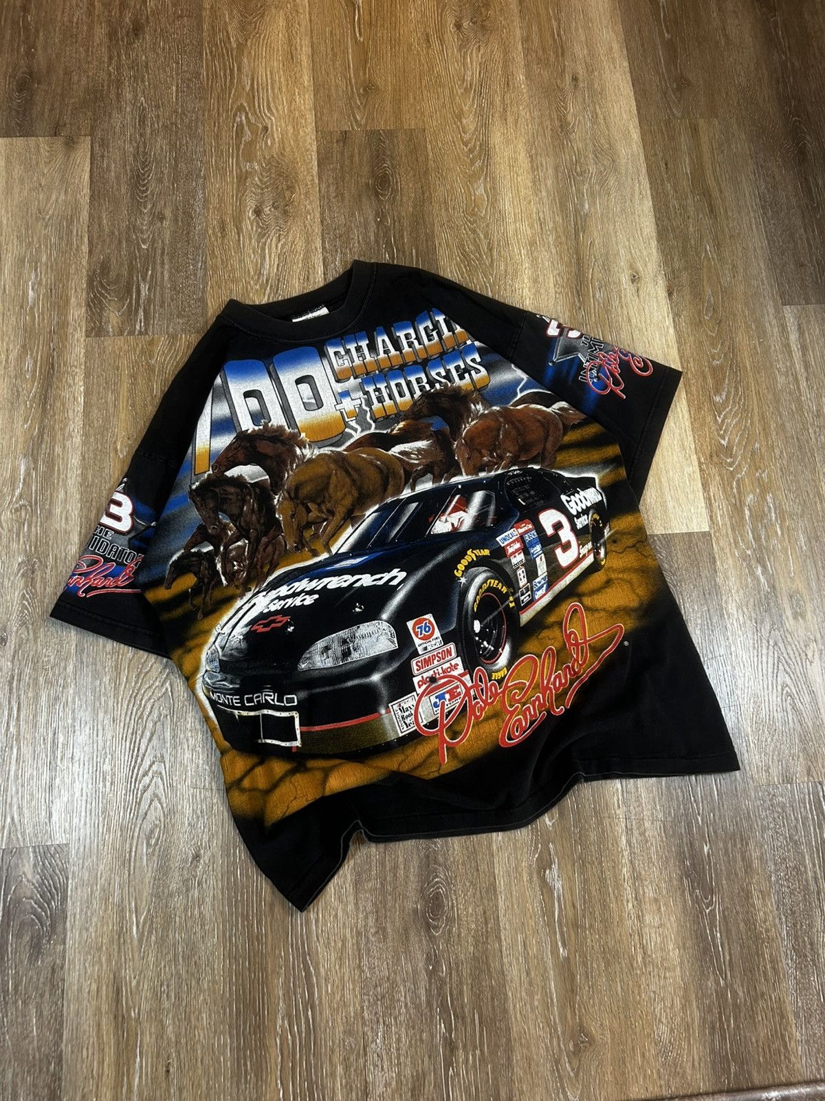 Chase Authentics × NASCAR × Vintage Super sick vintage 90s Dale Earnhardt AOP tee Size US XL / EU 56 / 4 - 2 Thumbnail