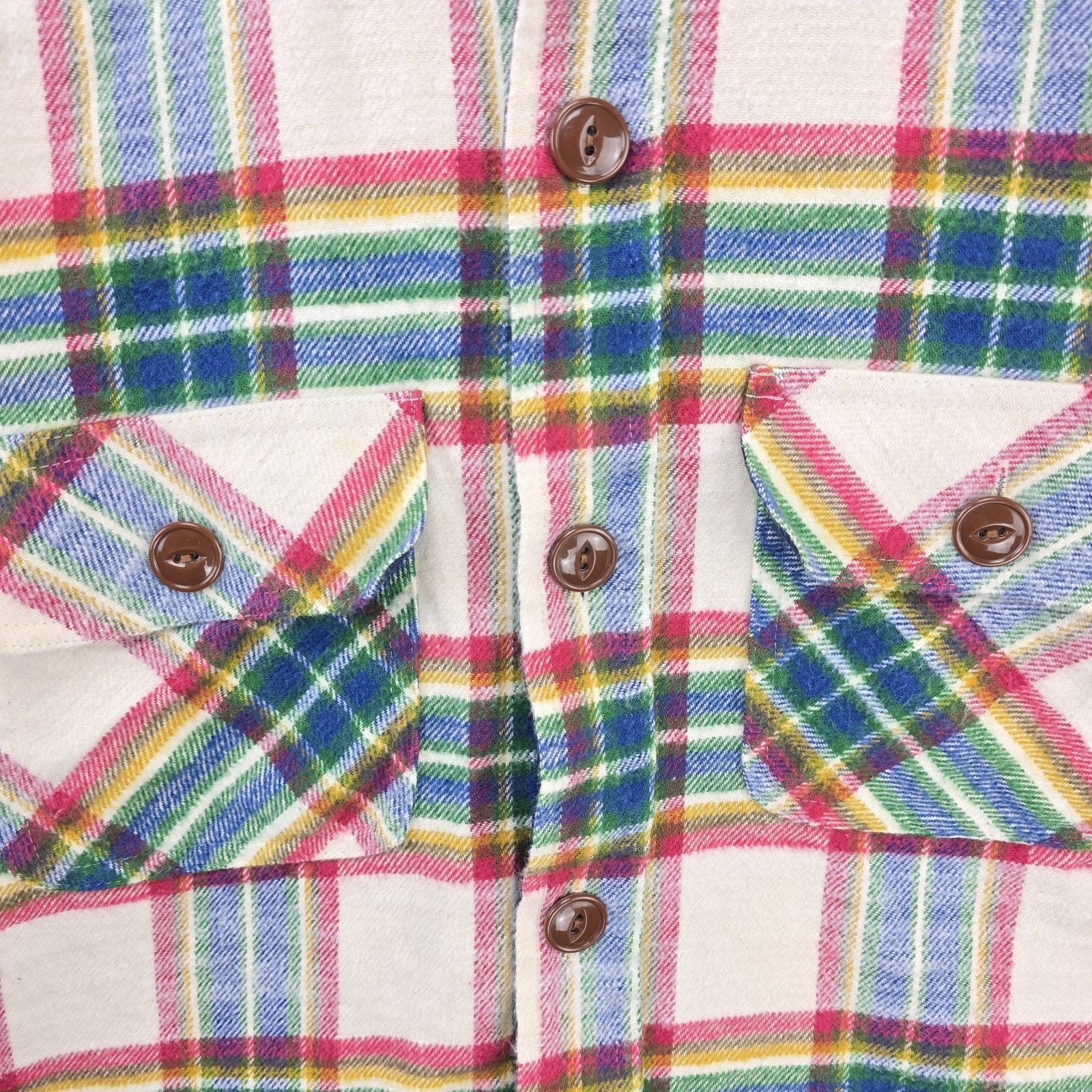 Studio Seven Studio Seven Flannel Shirt Mens XL Long Sleeve Star Patch Size US XL / EU 56 / 4 - 5 Thumbnail