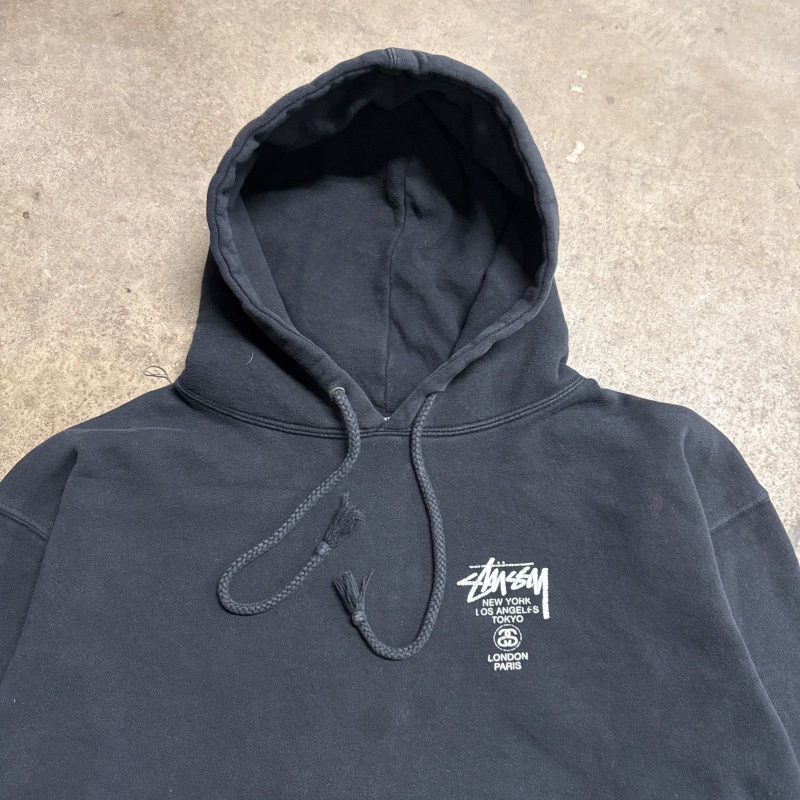 Stussy Vintage Stussy Hoodie Mens Medium Y2K Faded Surf Skate Size US M / EU 48-50 / 2 - 3 Thumbnail